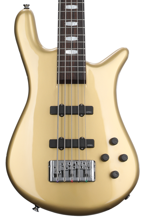 Spector Euro 5 Classic Bass Guitar - Metallic Gold Gloss
