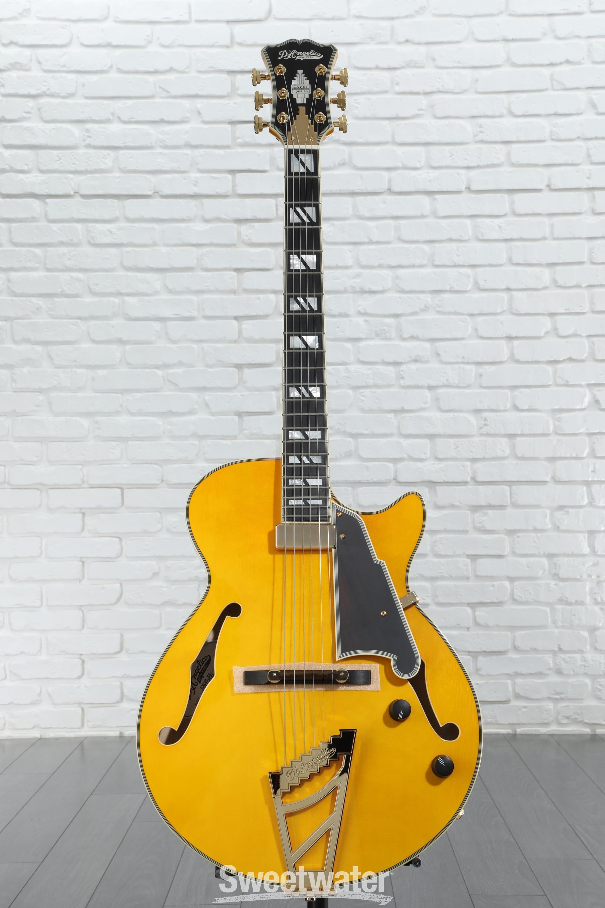 ボディソープ ako D'Angelico Excel SS Soho Hollowbody Electric Guitar Amber