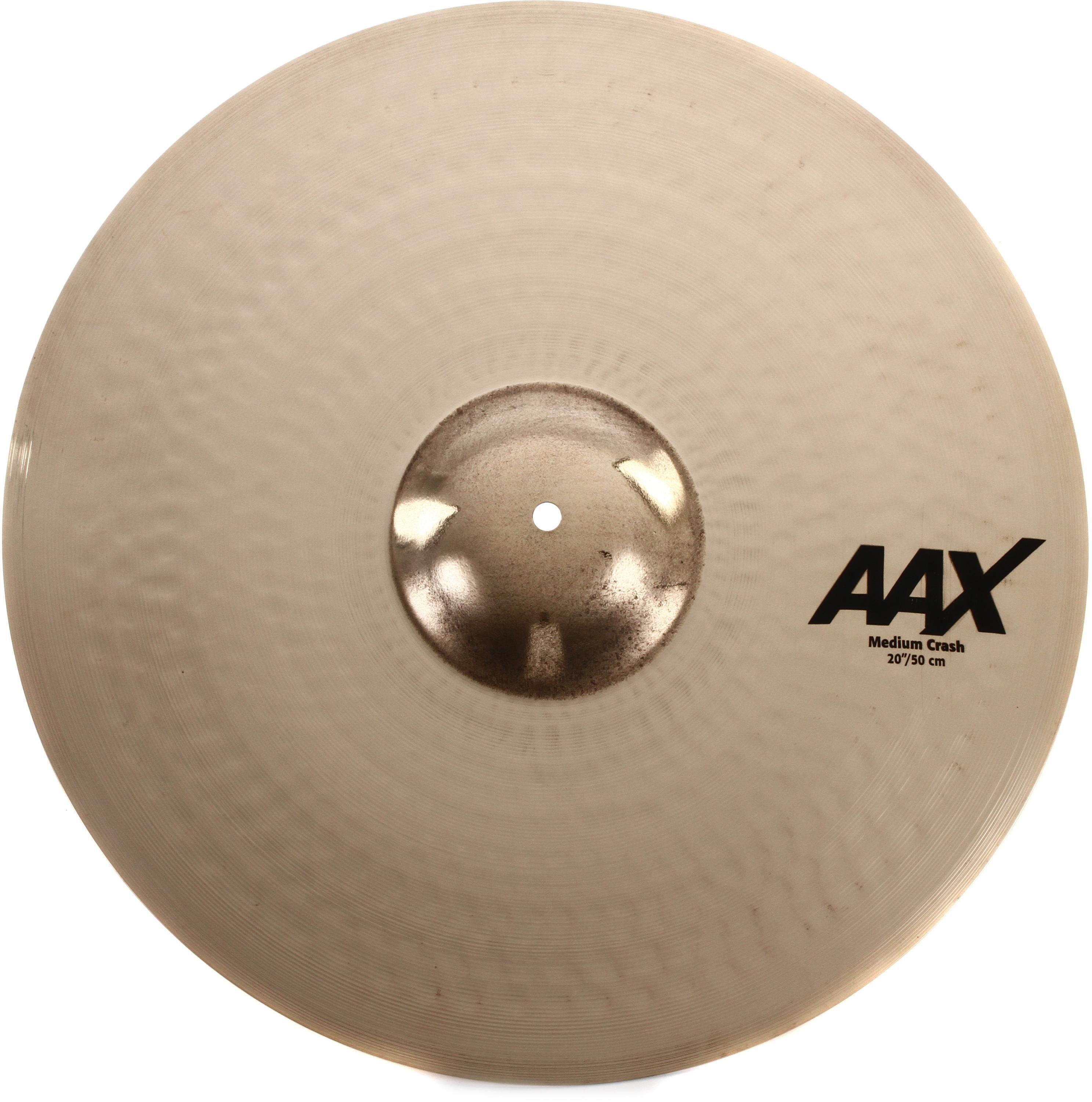 Sabian 20 inch AAX Medium Crash Cymbal - Brilliant Finish