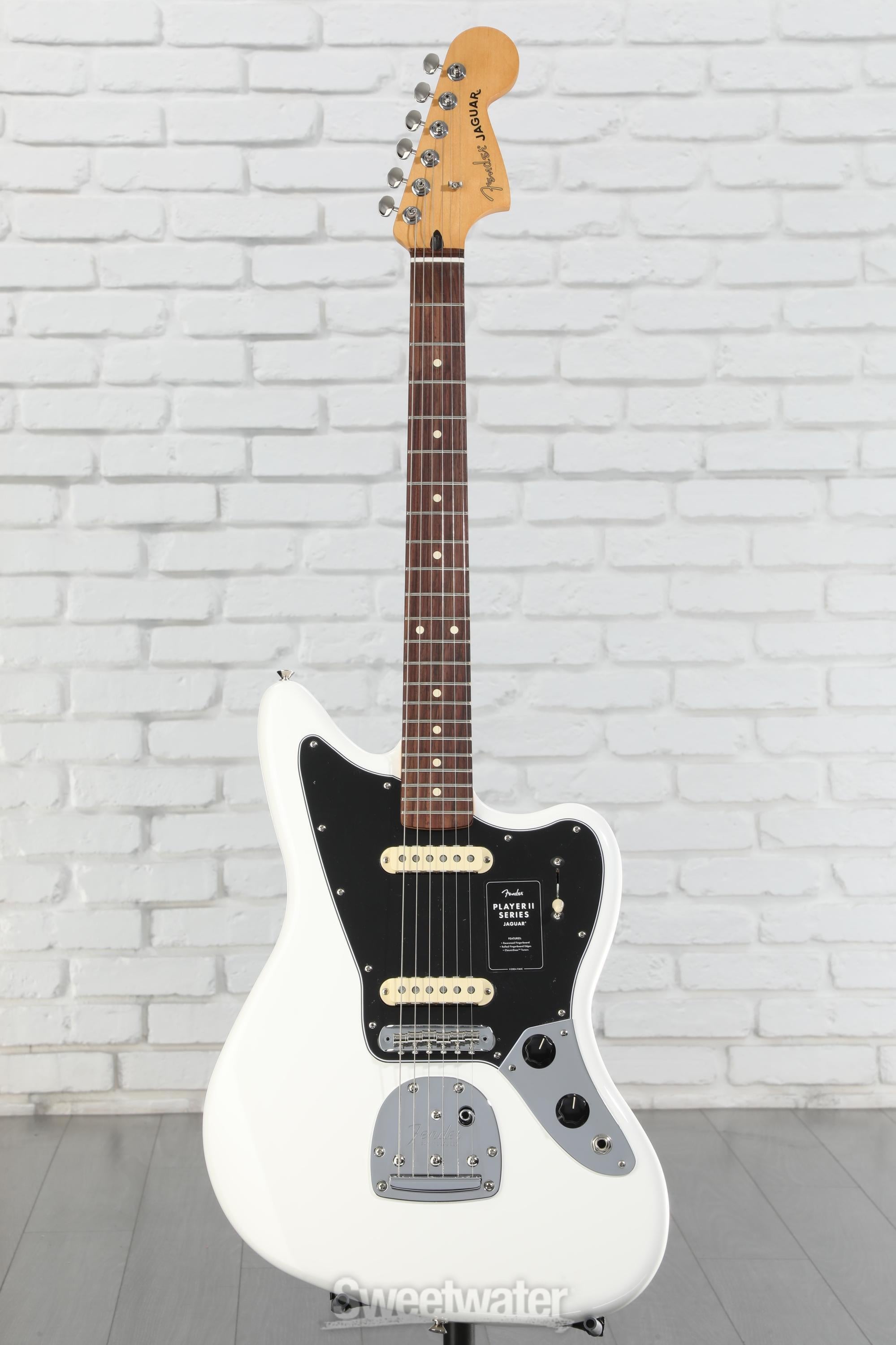 ギター FENDER Player II Jaguar Polar White Amazon.com: Fender Player II Jaguar Electric Guitar - Polar
