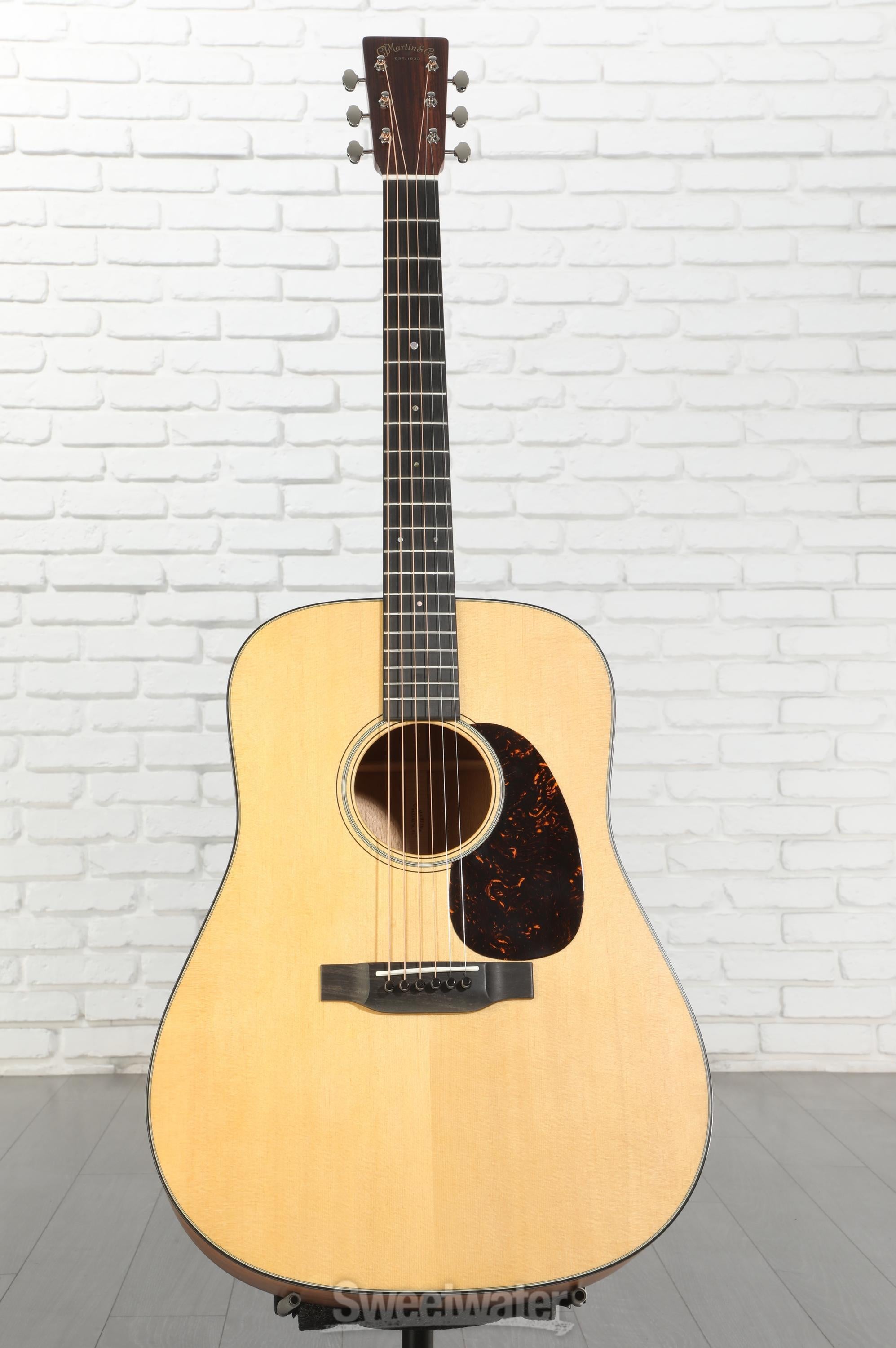 Martin D-18 Satin Standard Series Acoustic Guitar - Satin Natural