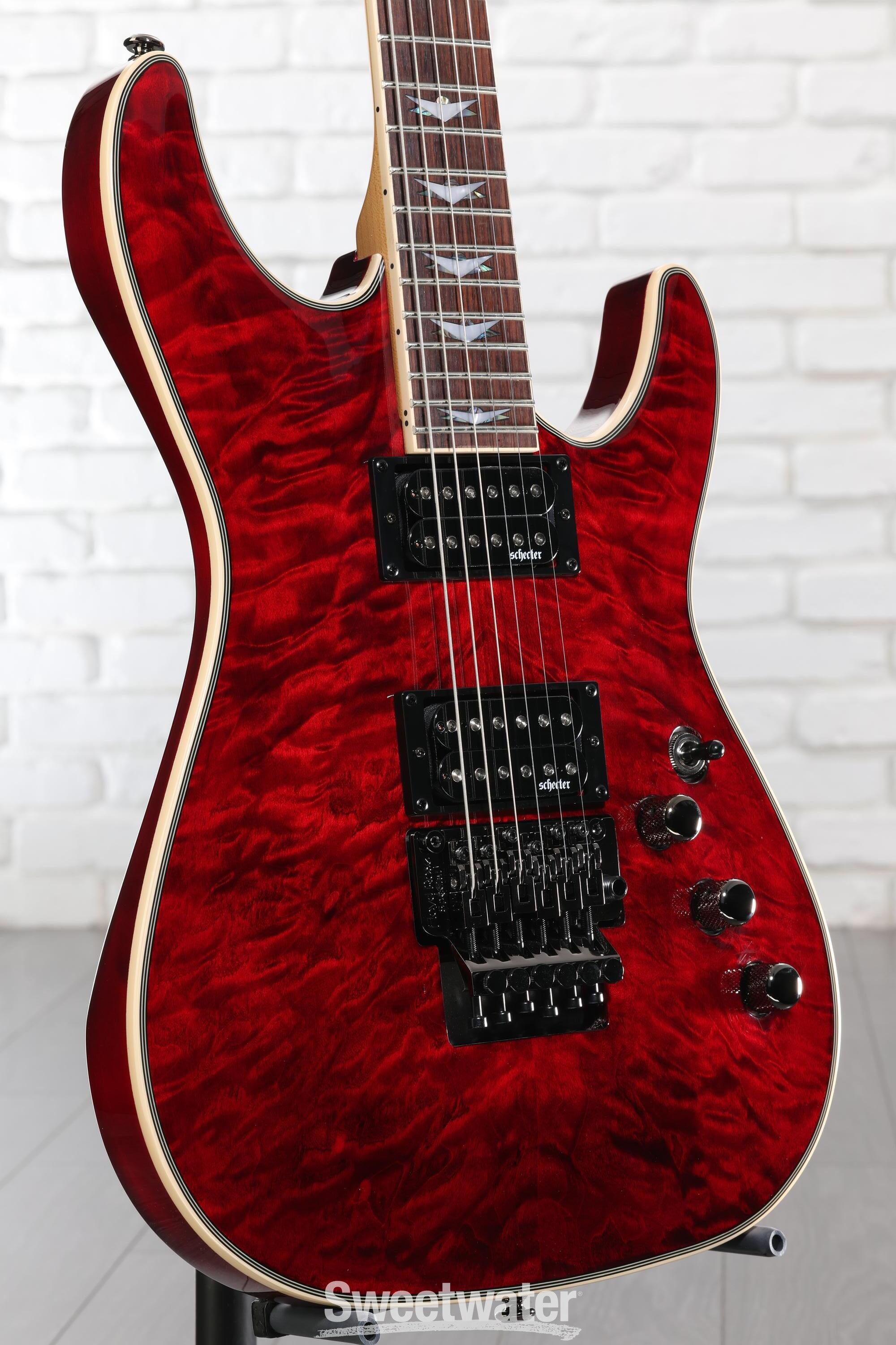 Schecter Omen Extreme-6 FR Electric Guitar - Black Cherry | Sweetwater