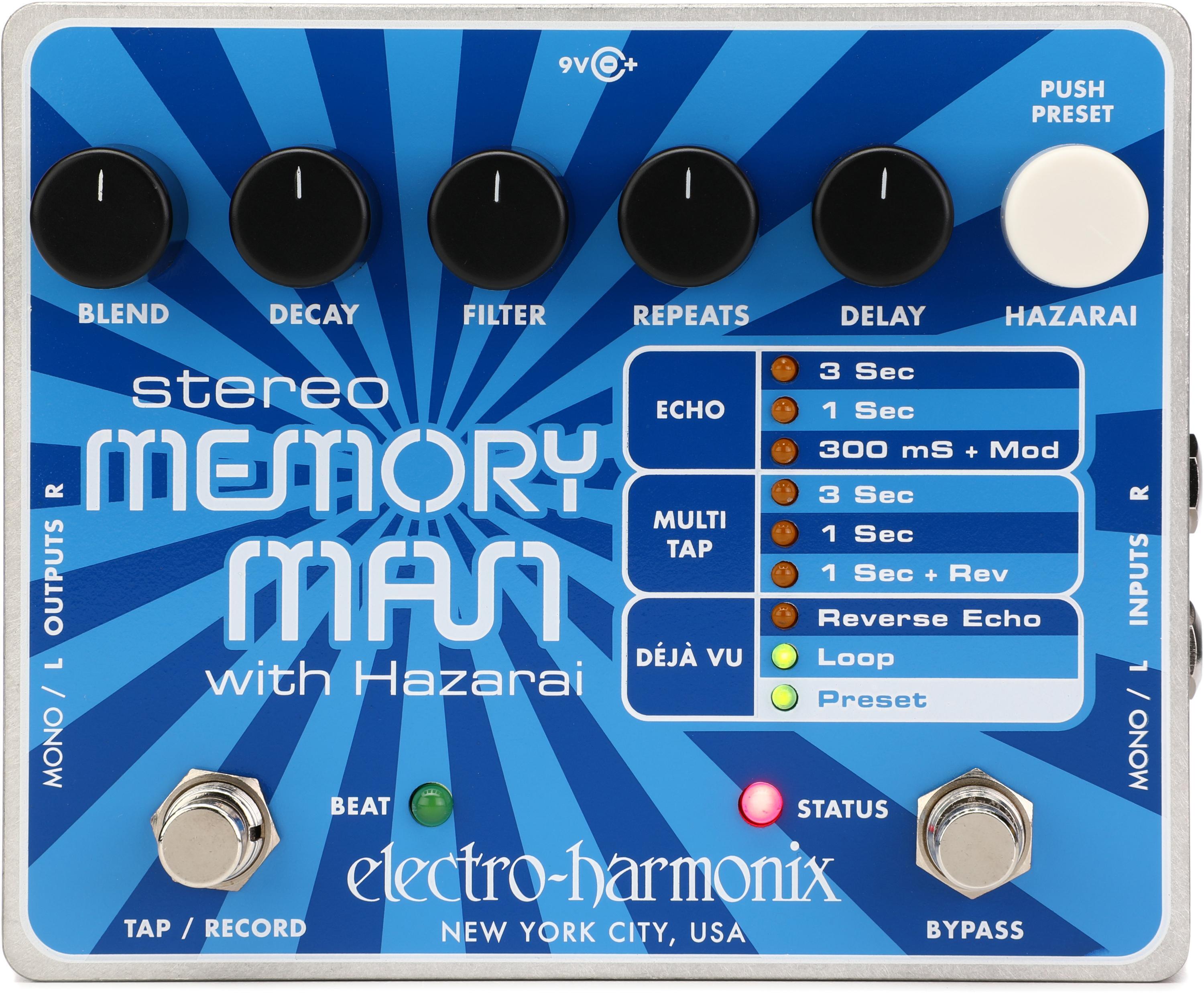 Electro-Harmonix Stereo Memory Man with Hazarai Delay / Looper