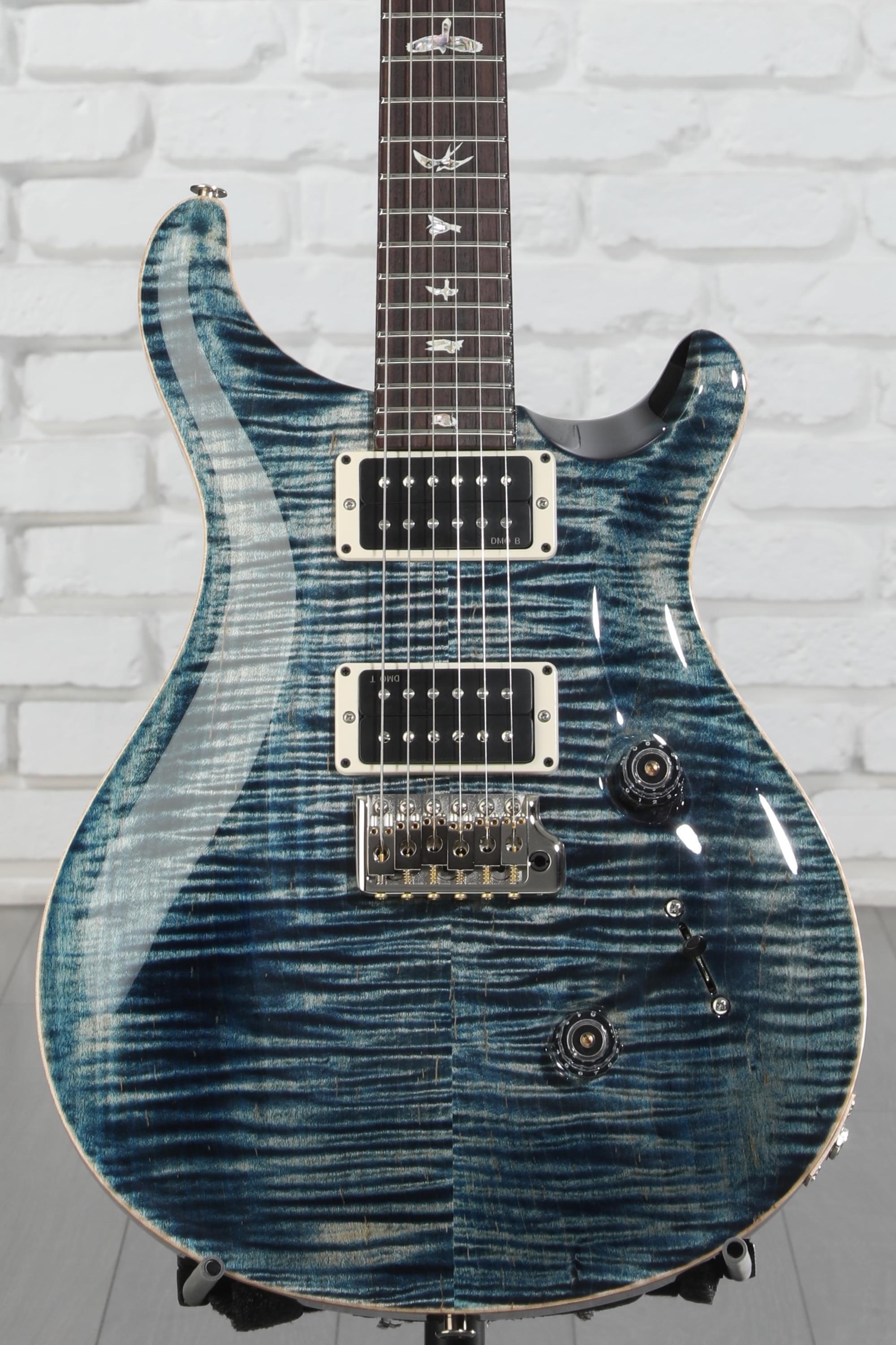PRS Custom 24 Electric Guitar - Faded Whale Blue | Sweetwater