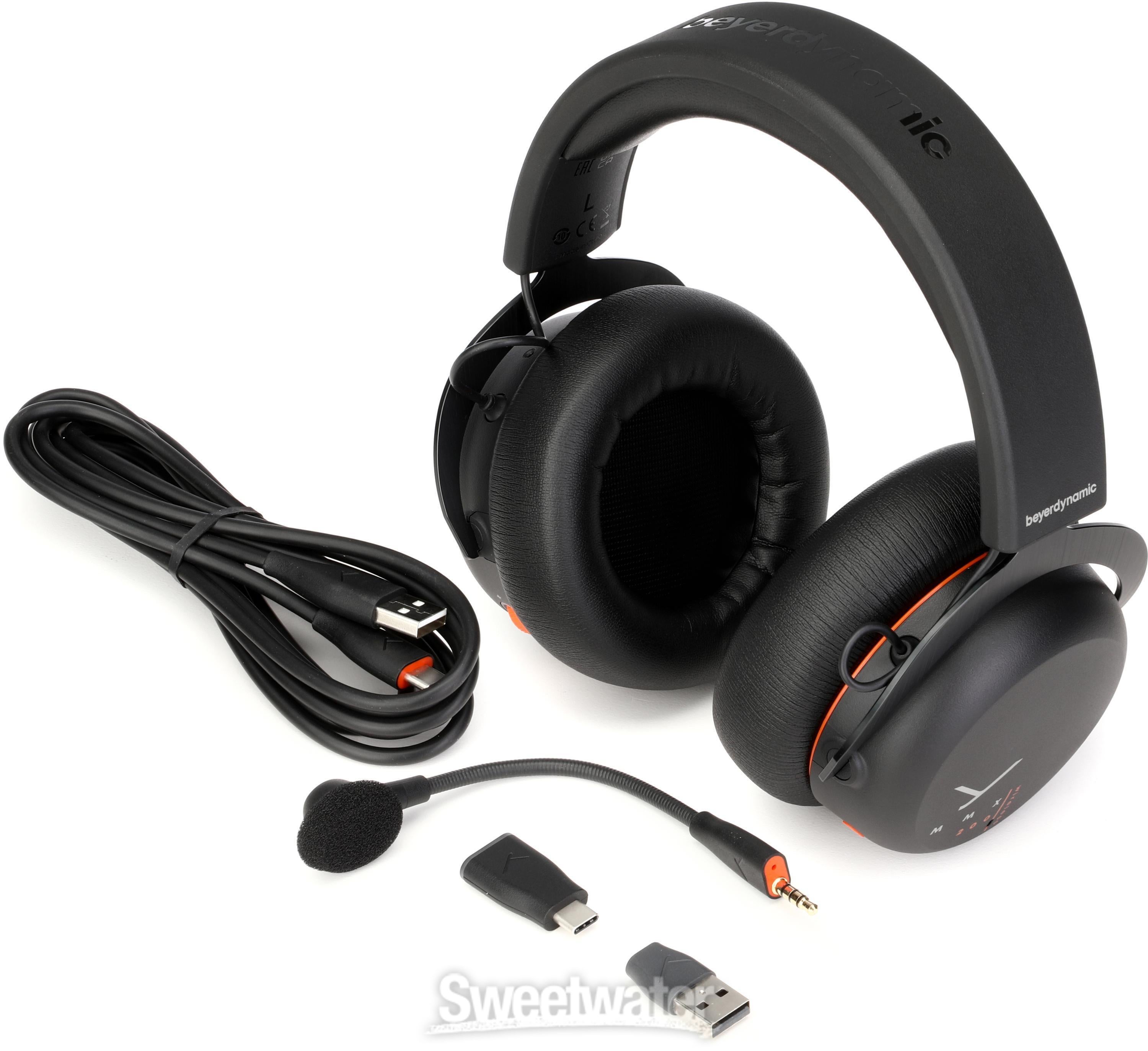 Beyerdynamic MMX 200 Wireless Gaming Headset Black Sweetwater