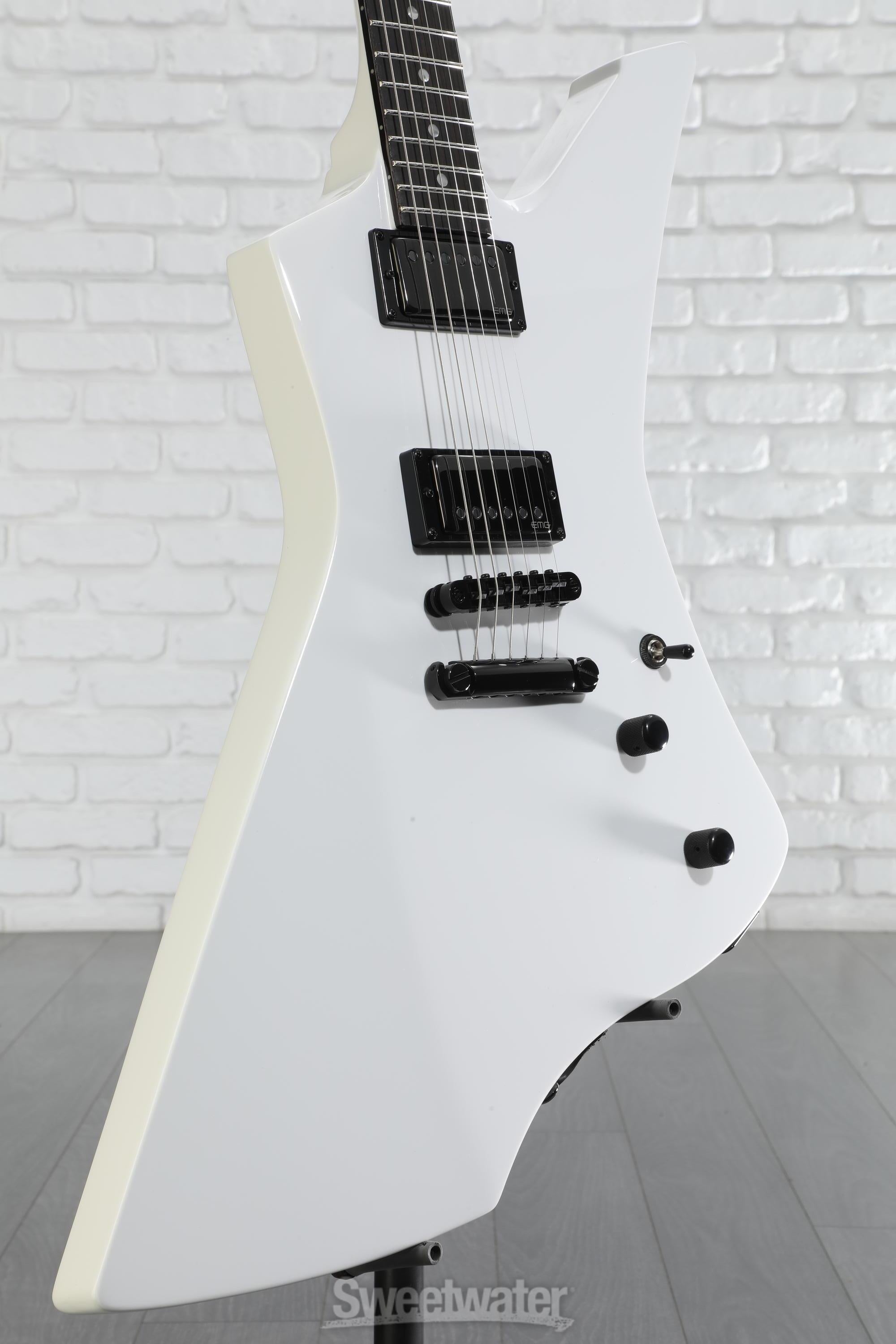 ギター LTD SNAKEBYTE Snow White ESP LTD James Hetfield Snakebyte Snow White 2018 | The Music Zoo