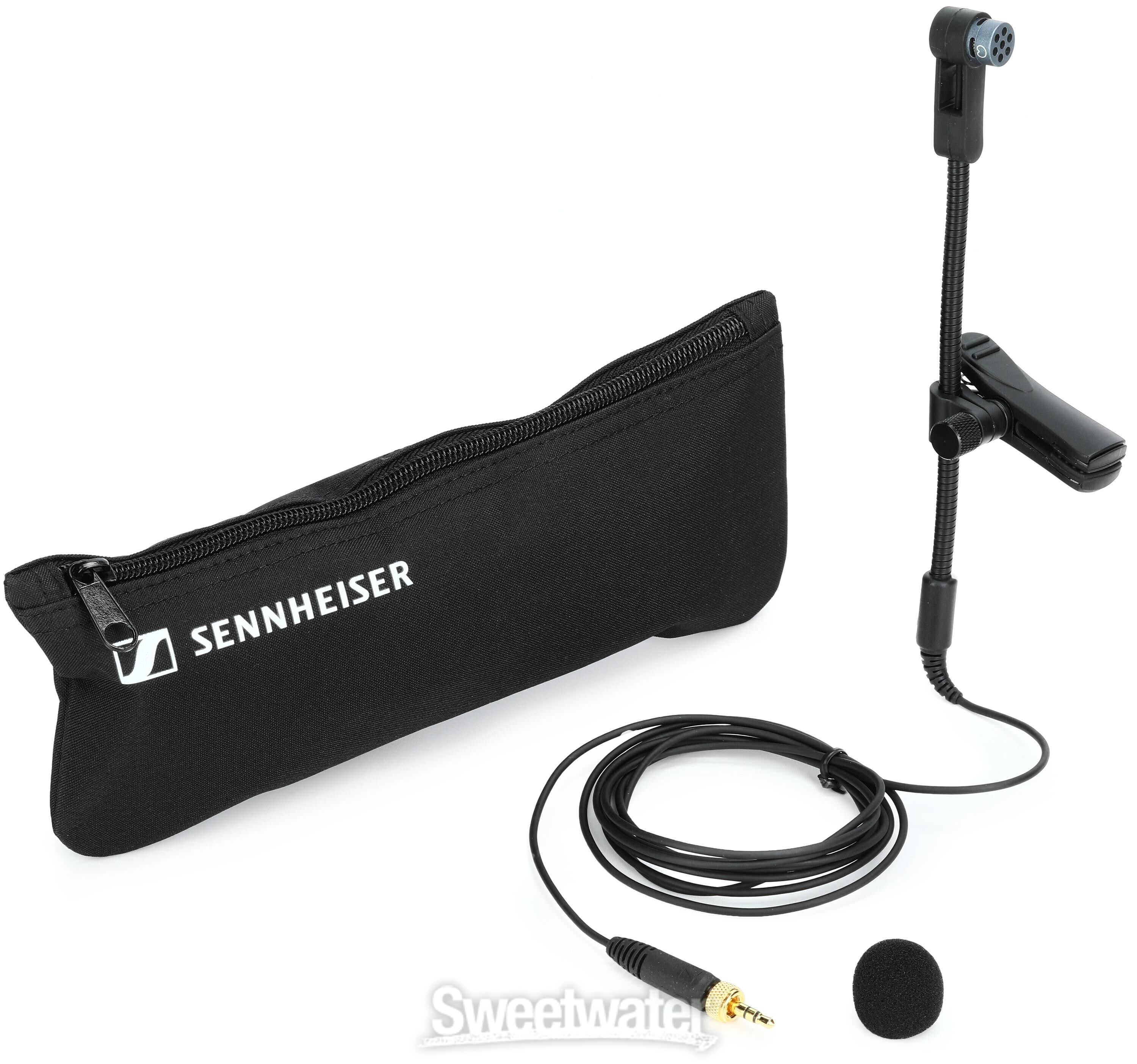 Sennheiser e 908 B ew Clip-on Saxophone Microphone for Evolution Wireless  Transmitter