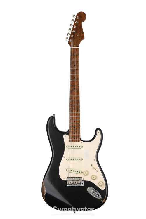 Fender Custom Shop Limited Edition 1956 Relic Stratocaster - Aged Black |  Sweetwater