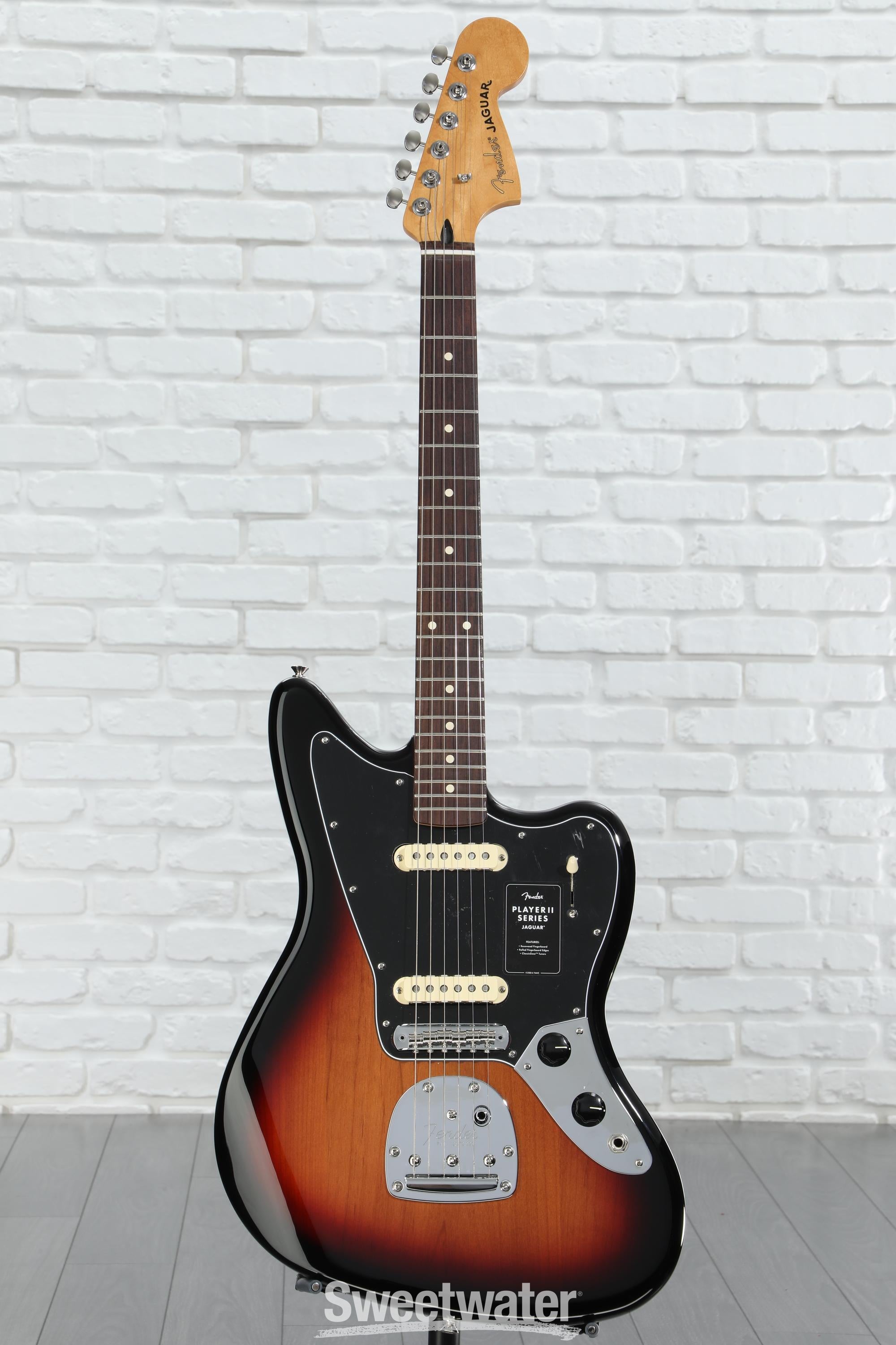 Fender Player II Jaguar Electric Guitar - 3-color Sunburst