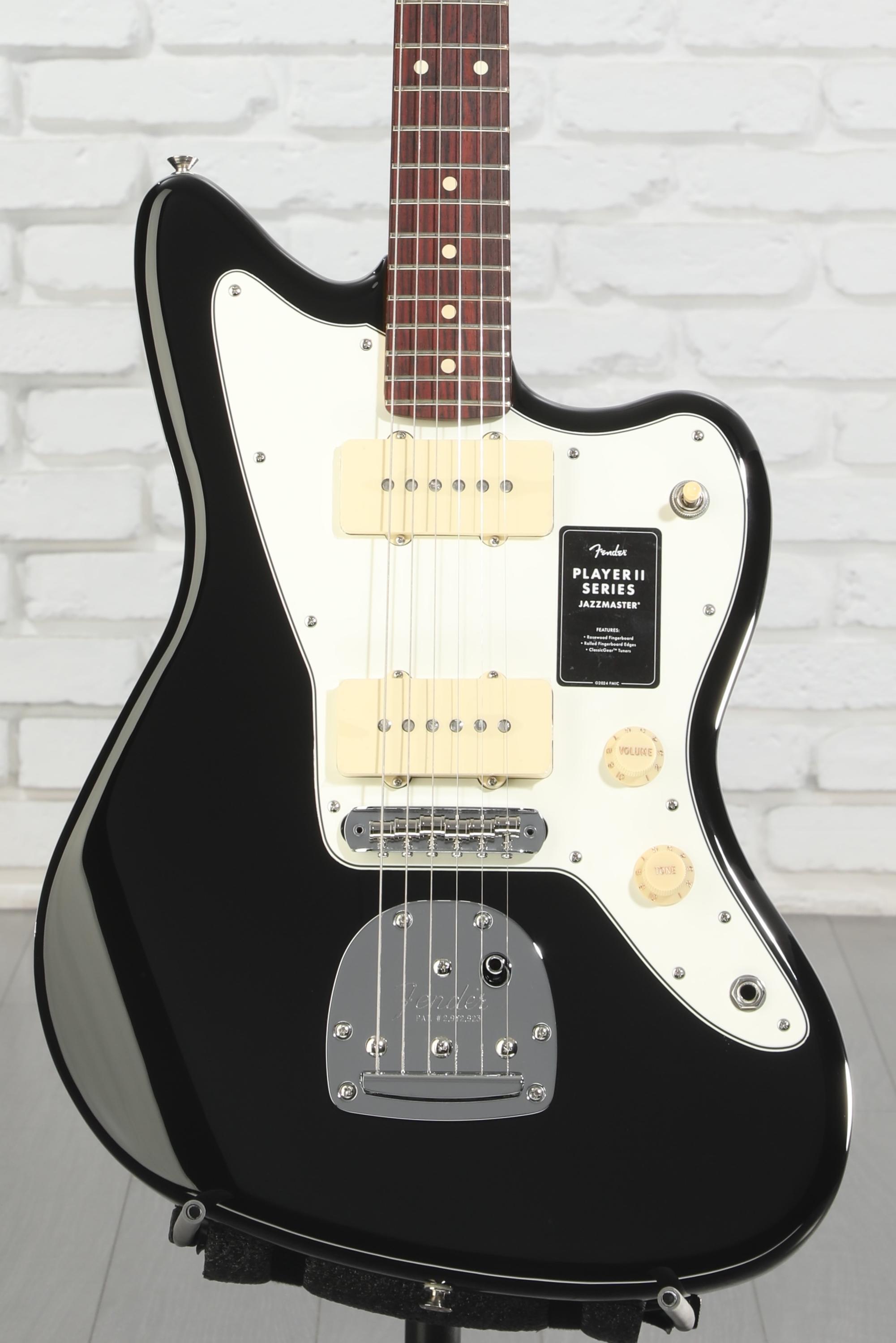 Fender Player II Jazzmaster Electric Guitar - Black | Sweetwater