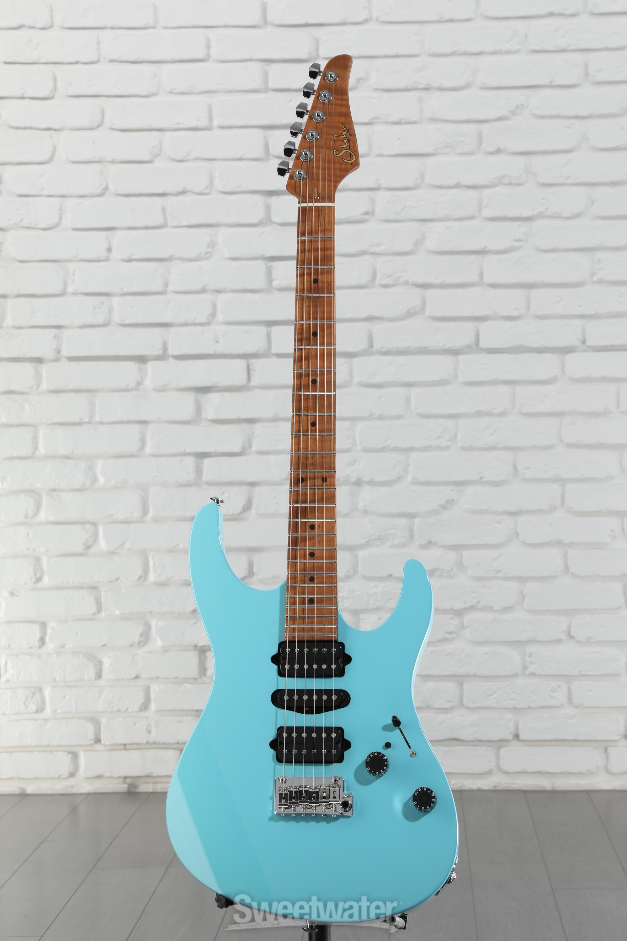 Suhr Modern Antique Electric Guitar - Daphne Blue | Sweetwater