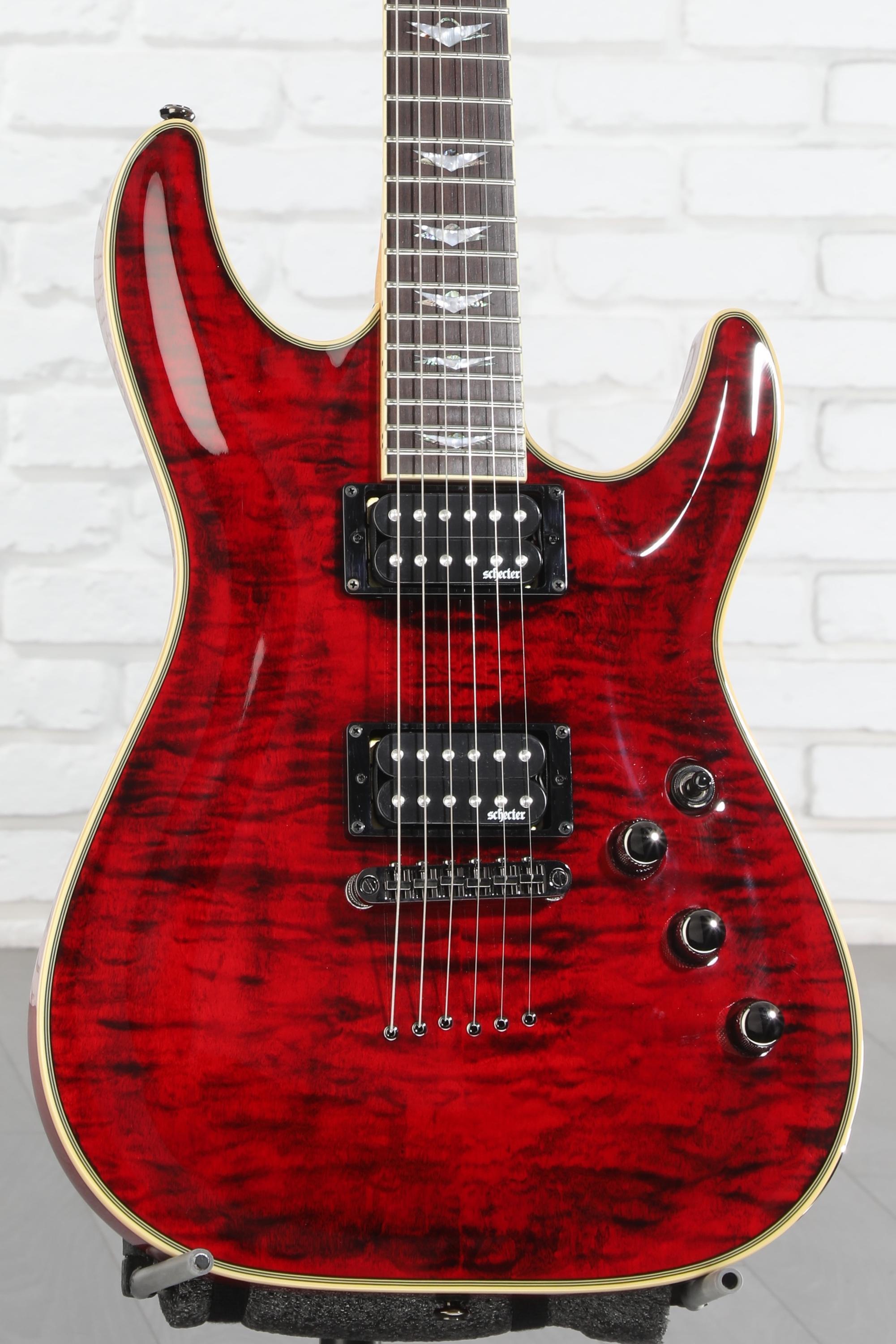 Schecter Omen Extreme-6 Electric Guitar - Black Cherry | Sweetwater