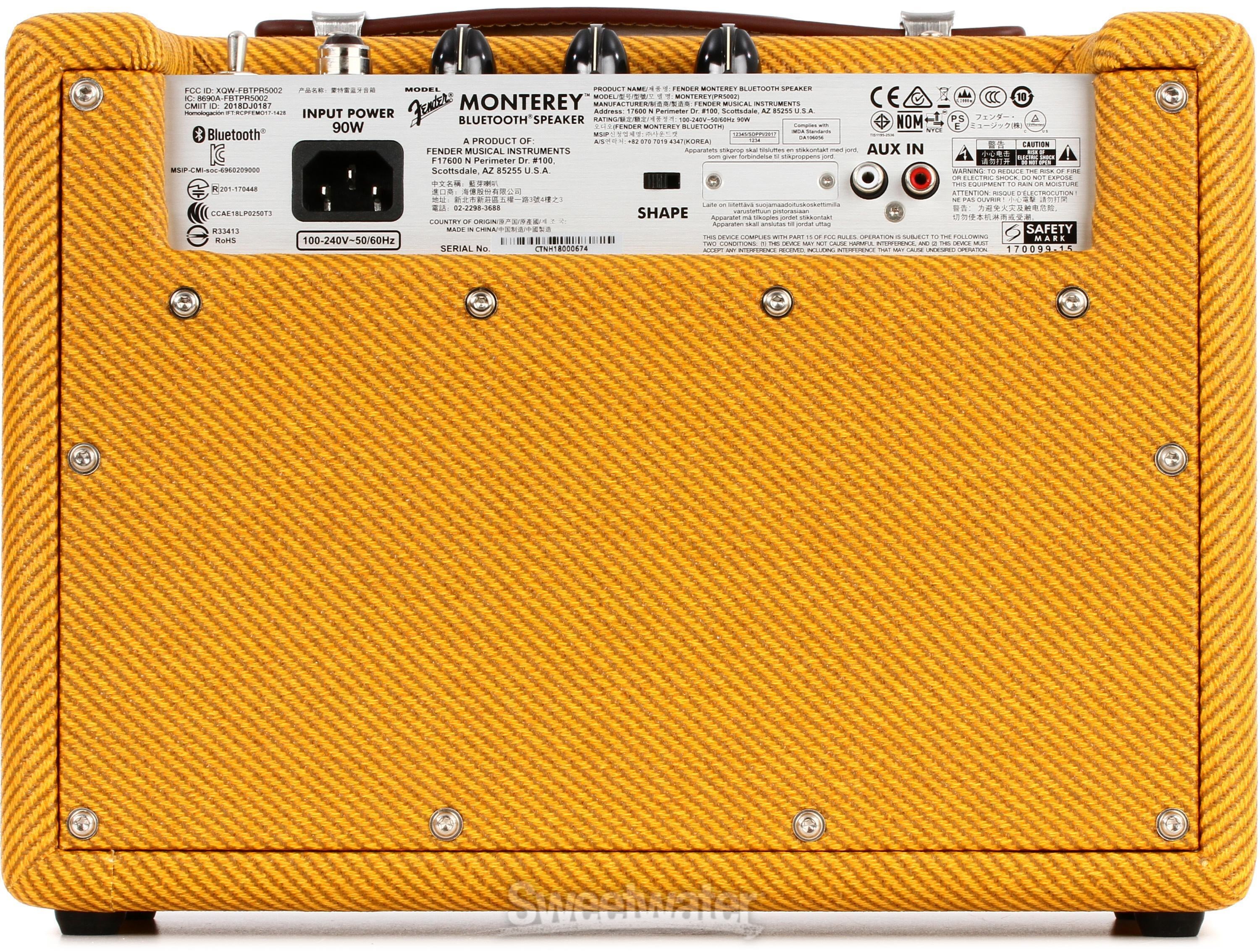 FENDER MONTEREY Bluetooth Speaker - スピーカー