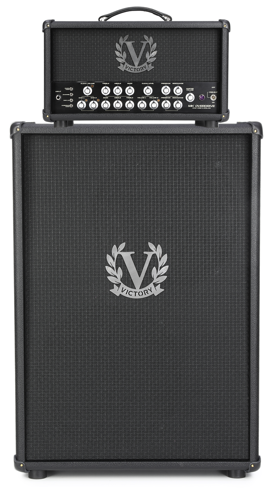 Photo of Victory Amplification MK Overdrive 100-watt Amplifier Head with MK 212 100-watt 2x12" Speaker Cabinet- Standard