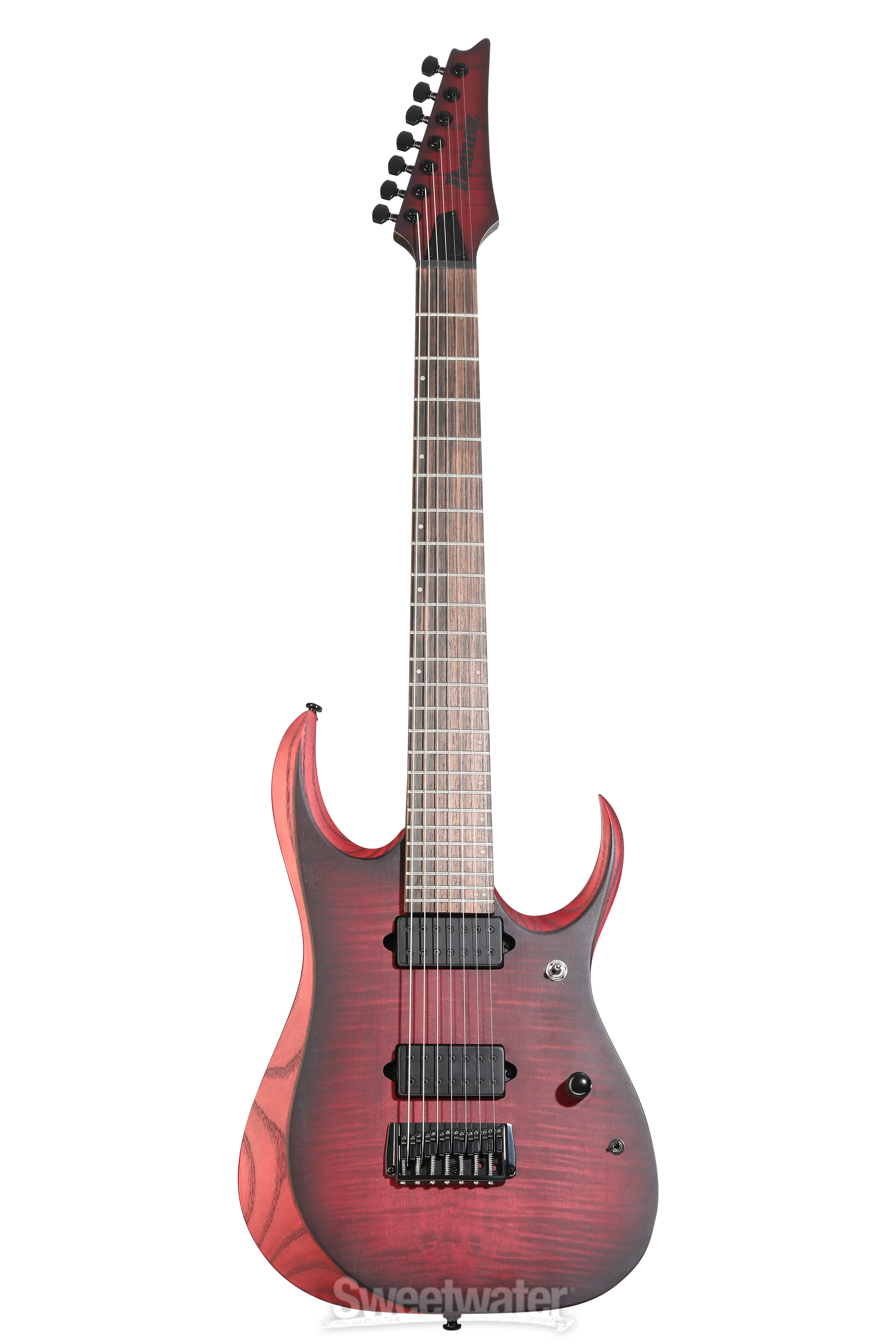 Ibanez Standard RGD721FA 7-string Electric Guitar - Stained Wine Red Burst Flat