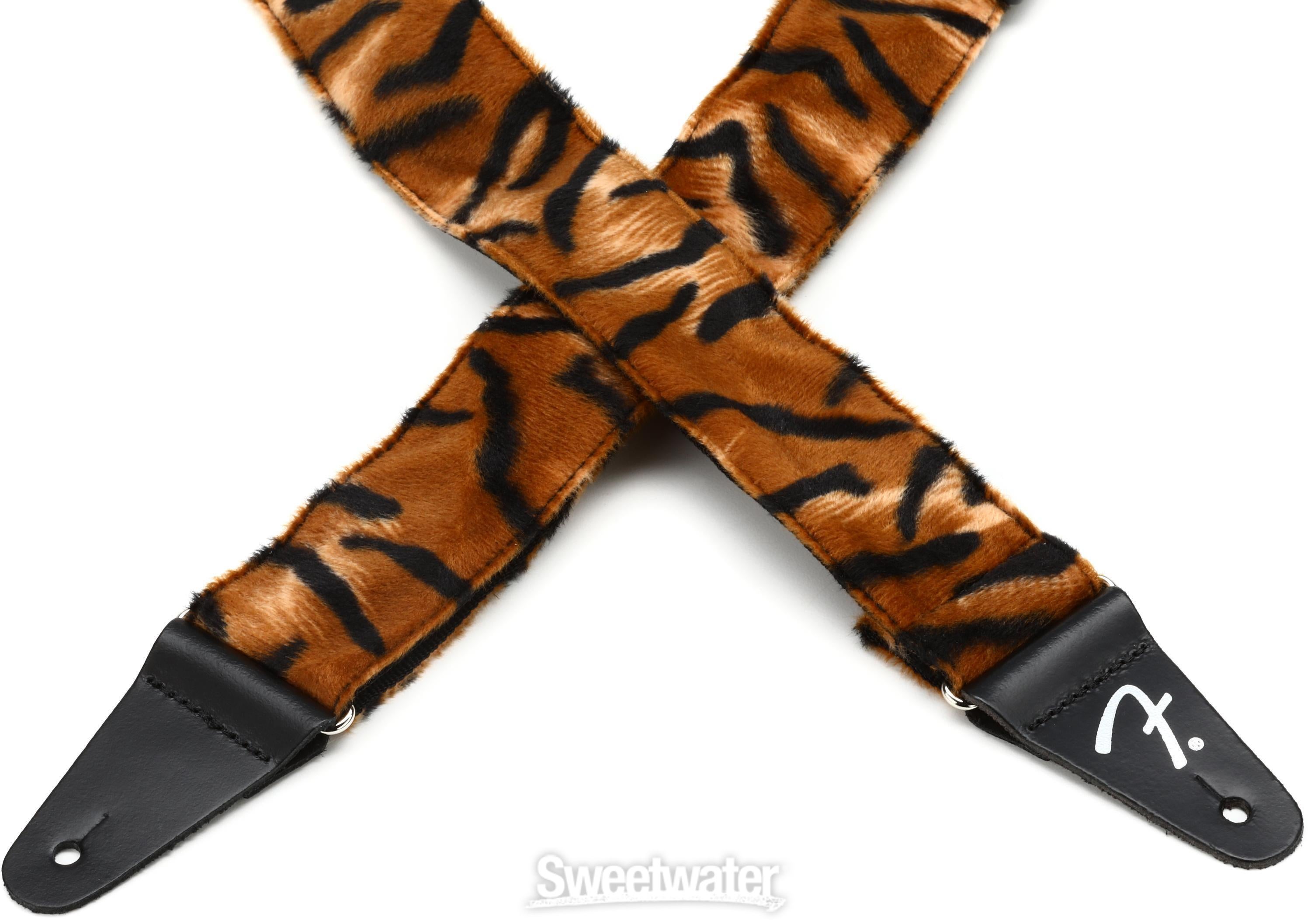 Tiger stripe guitar deals strap