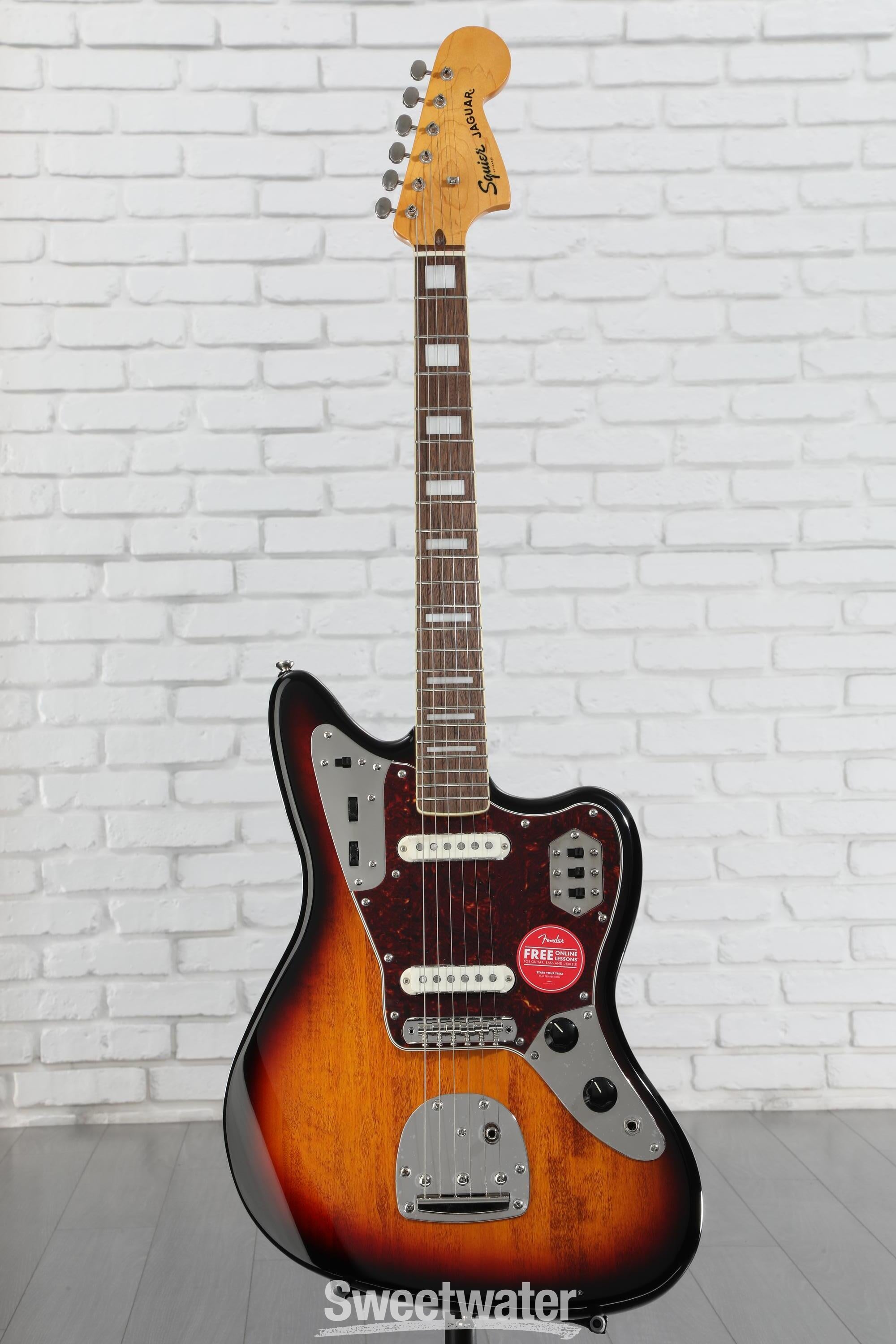 ギター SQUIER Classic Vibe 70s Jaguar 3TS Amazon.com: Squier Classic Vibe 70s Jaguar Electric Guitar