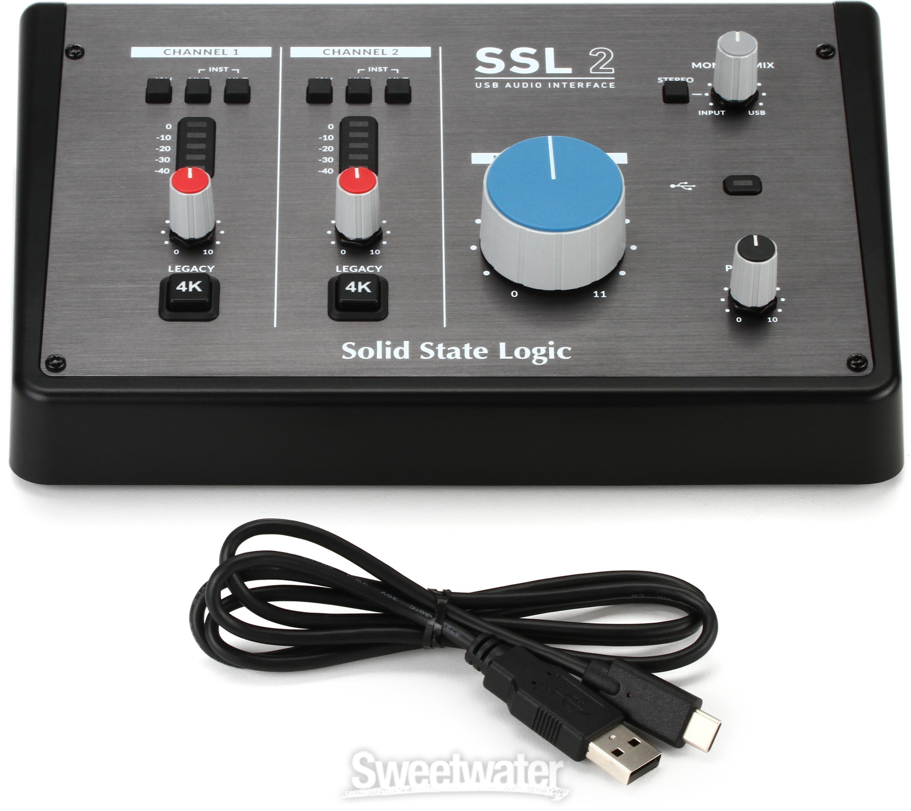 Solid State Logic SSL2 2x2 USB Audio Interface Reviews | Sweetwater