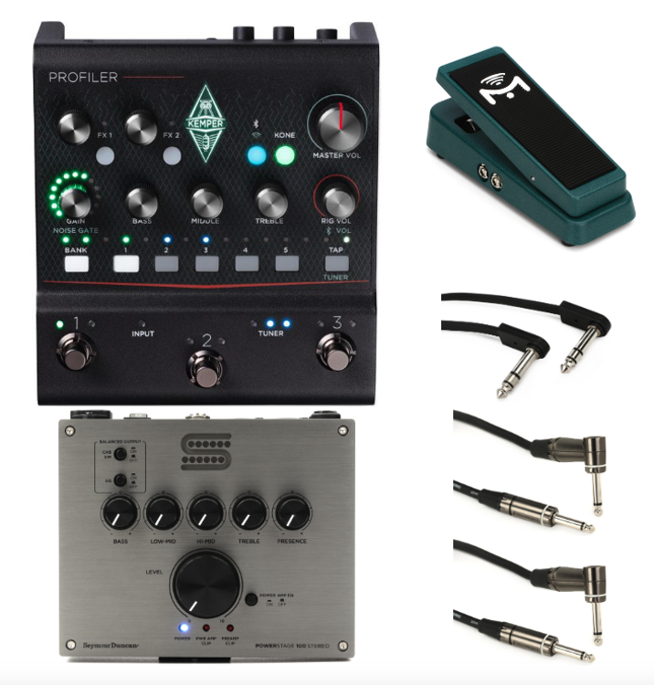 Kemper Profiler Player and Seymour Duncan PowerStage 100 Stereo Bundle