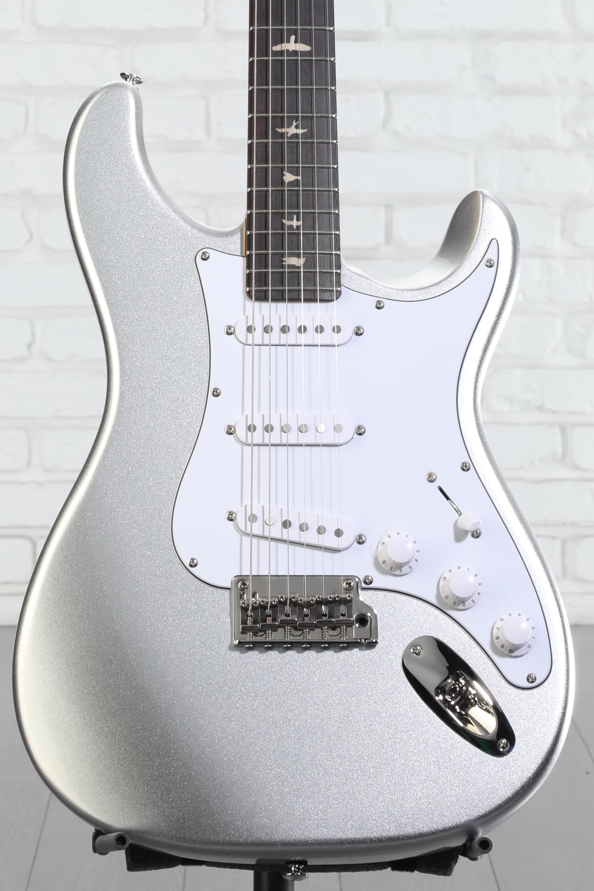 PRS SE Silver Sky Electric Guitar - Platinum Spark, Sweetwater