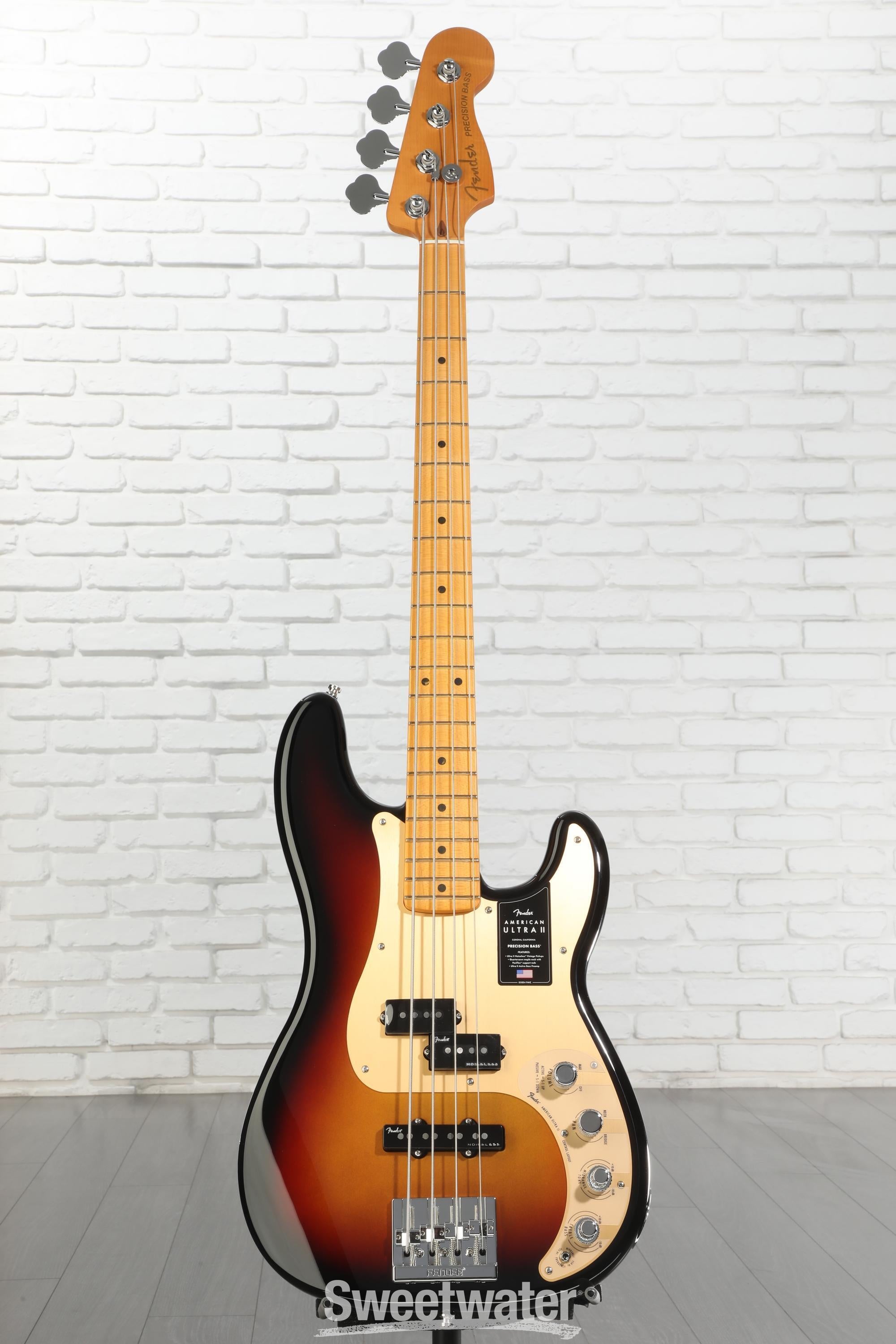 Fender American Ultra II Precision Bass - Ultraburst | Sweetwater