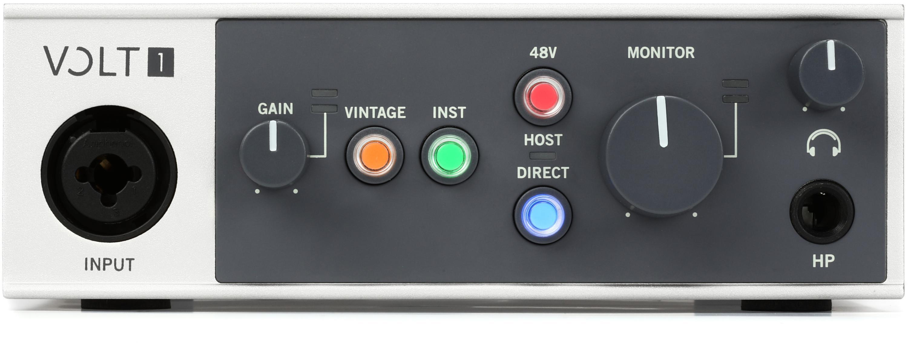 Universal Audio Volt 1 USB Audio Interface at Gear4music