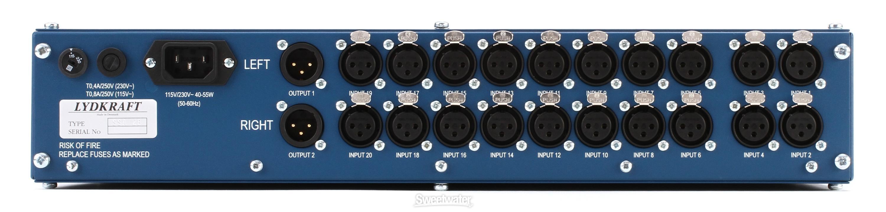 TUBE-TECH SSA 2A 動作良好、状態良品！ Tube-Tech SSA 2B Stereo Summing Amplifier | Sweetwater