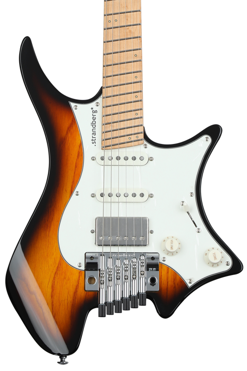 ギター strandberg Boden Classic NX 6 Strandberg Boden Classic NX 6 Tremolo Electric Guitar - Tobacco