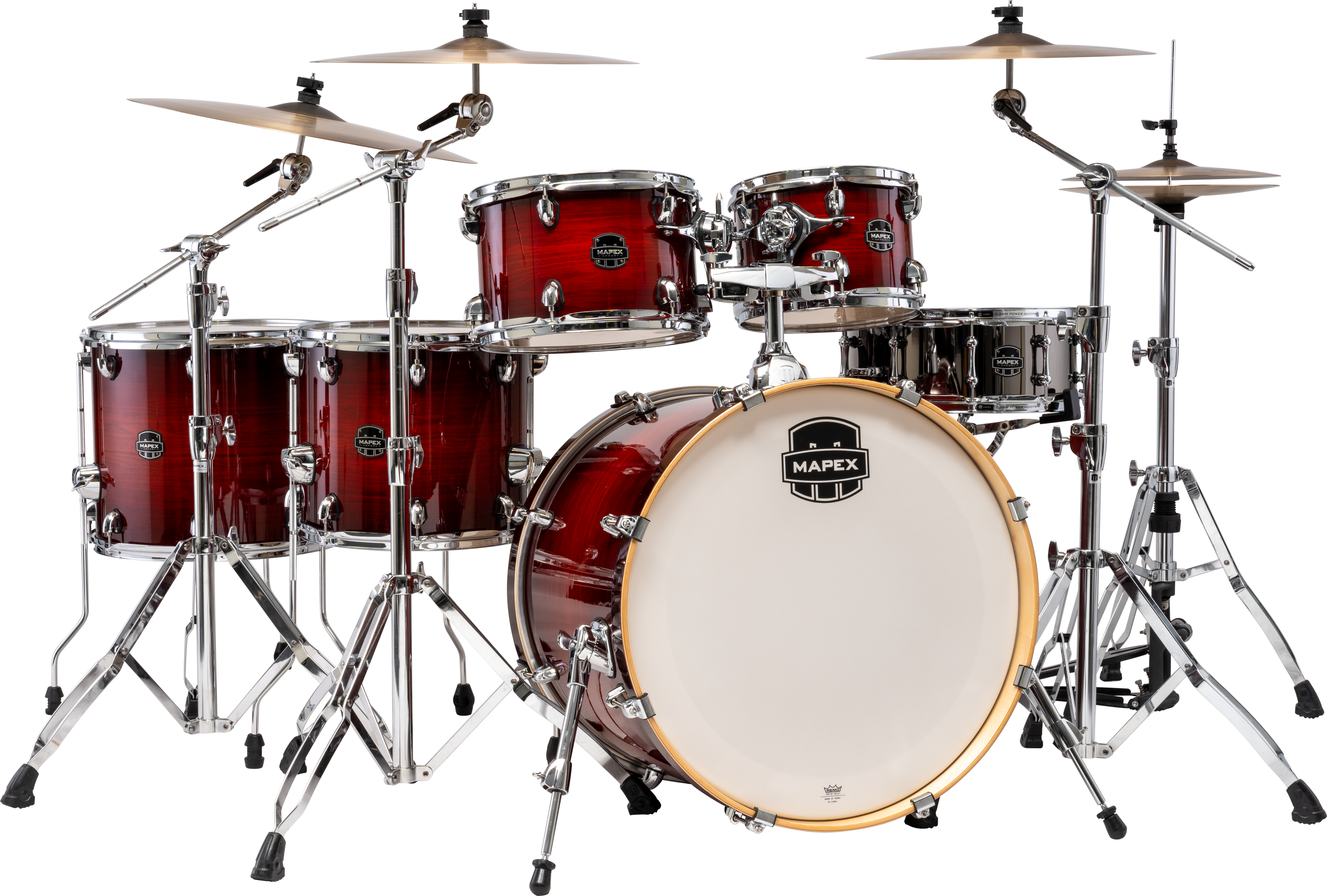Mapex Armory AR628SFU 6-piece Studioease Fast Tom Shell Pack