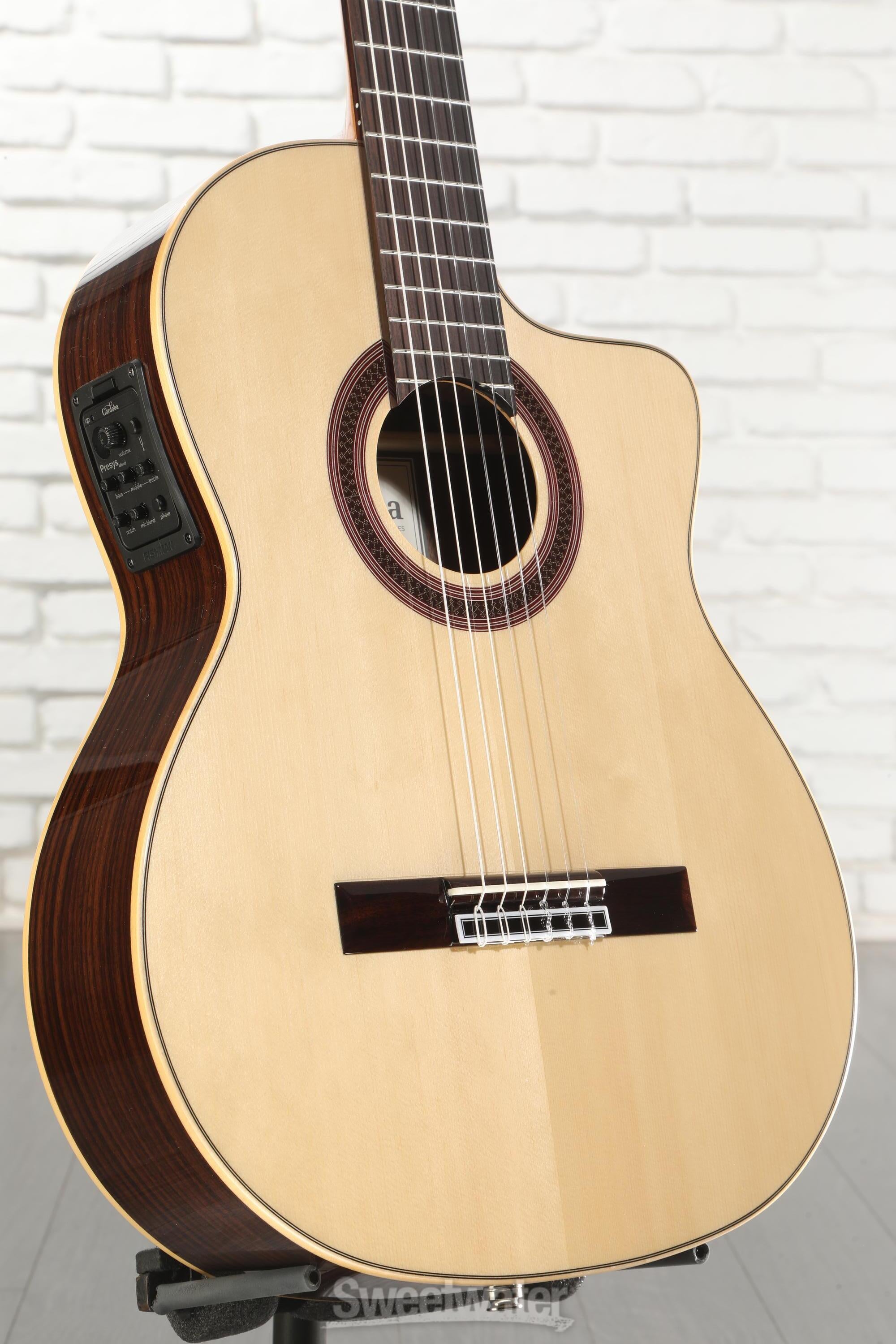 Photo of Cordoba GK Studio Negra Nylon String Acoustic-electric Guitar - Spruce