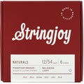 Photo of Stringjoy Naturals Phosphor Bronze Acoustic Guitar Strings - Light Gauge (.012 - .054)