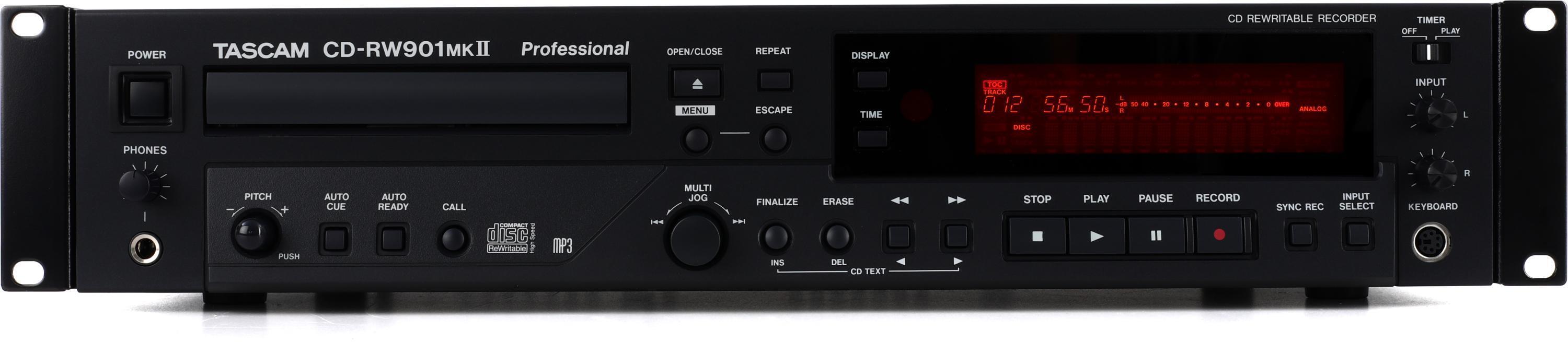 TASCAM CD-RW901MKII CD Recorder/Player | Sweetwater