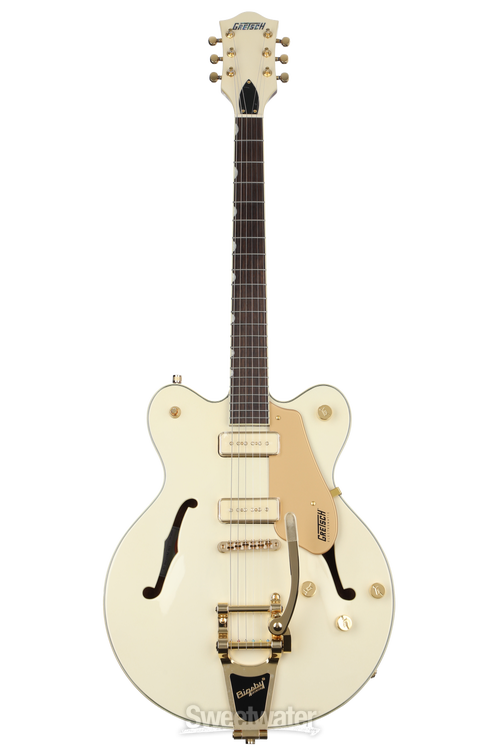 Gretsch Electromatic Pristine LTD Center Block Double-Cut Semi-hollowbody  Electric Guitar with Bigsby - White Gold