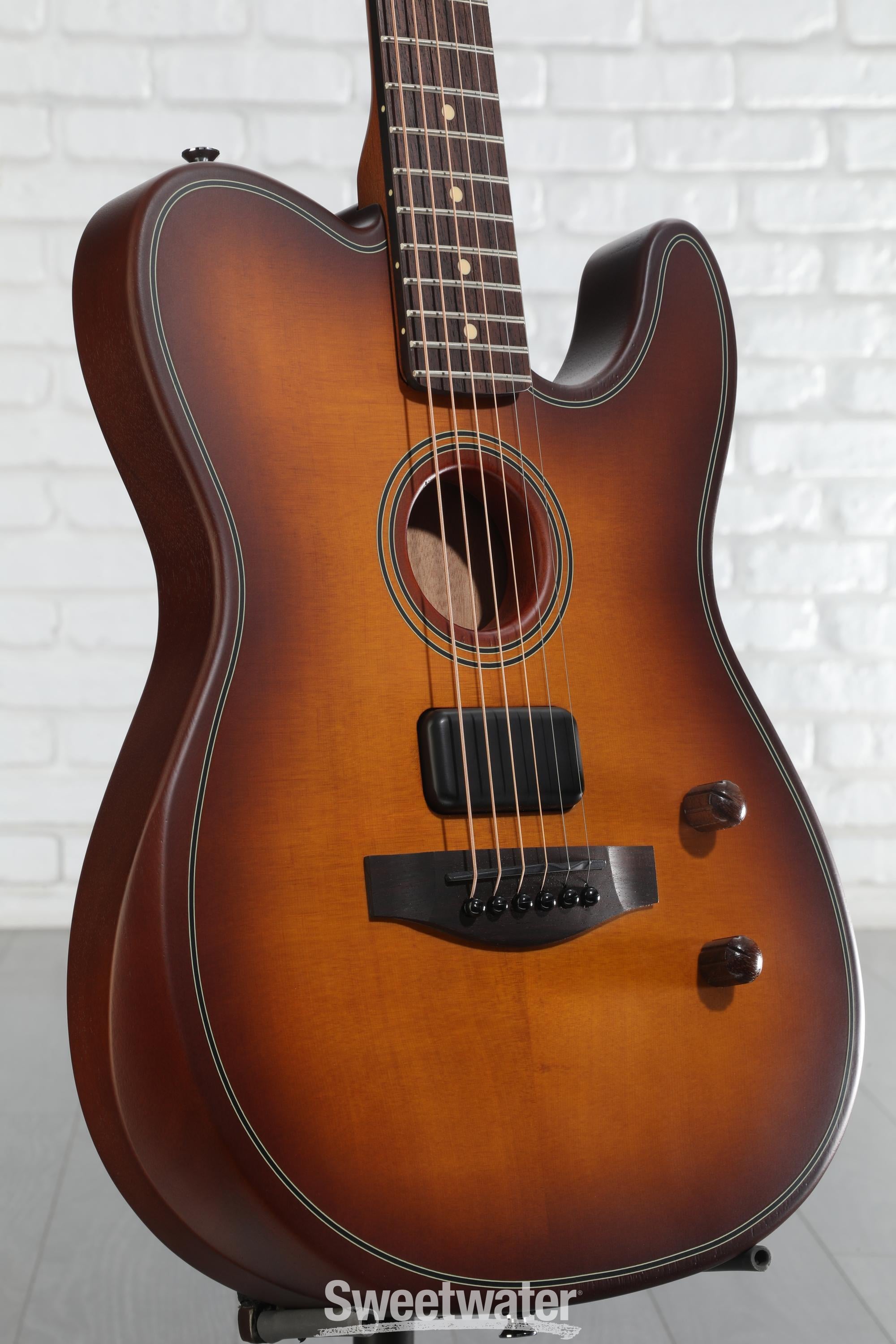 Fender Acoustasonic Standard Telecaster Acoustic-electric Guitar - Honey Burst