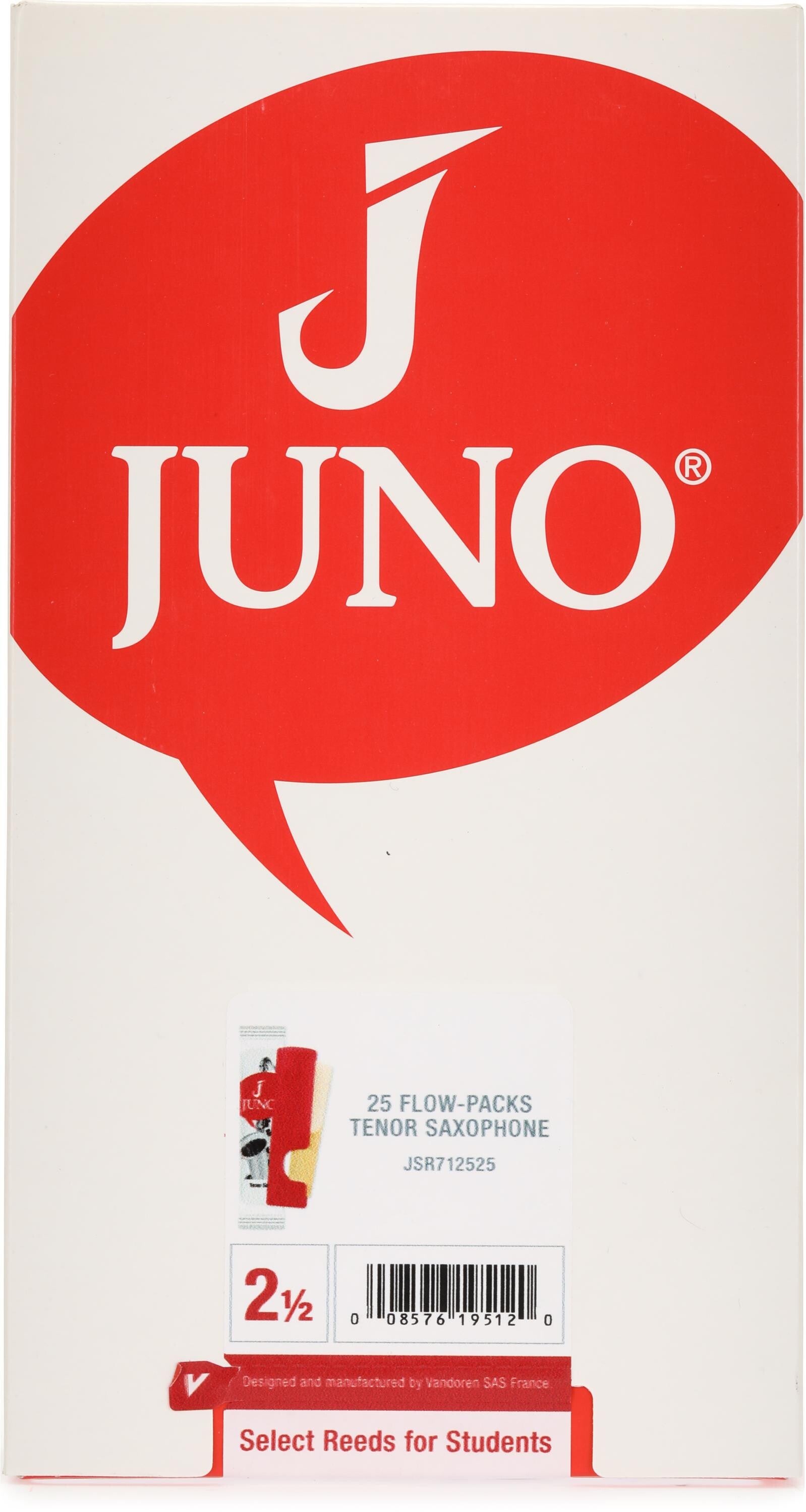 Photo of Vandoren JUNO JSR712525 Tenor Saxophone Reeds - 2.5 (25-pack)