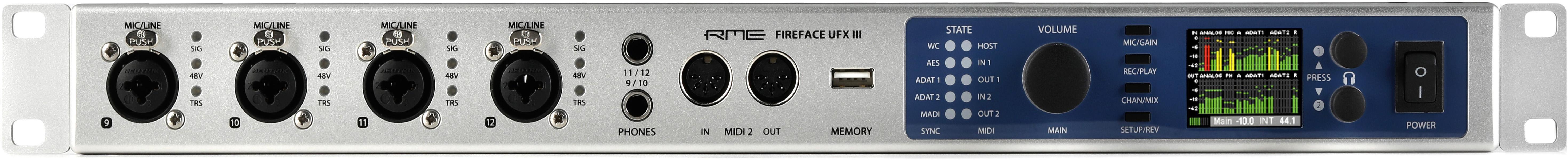 RME Fireface UFX II USB Audio Interface | Sweetwater