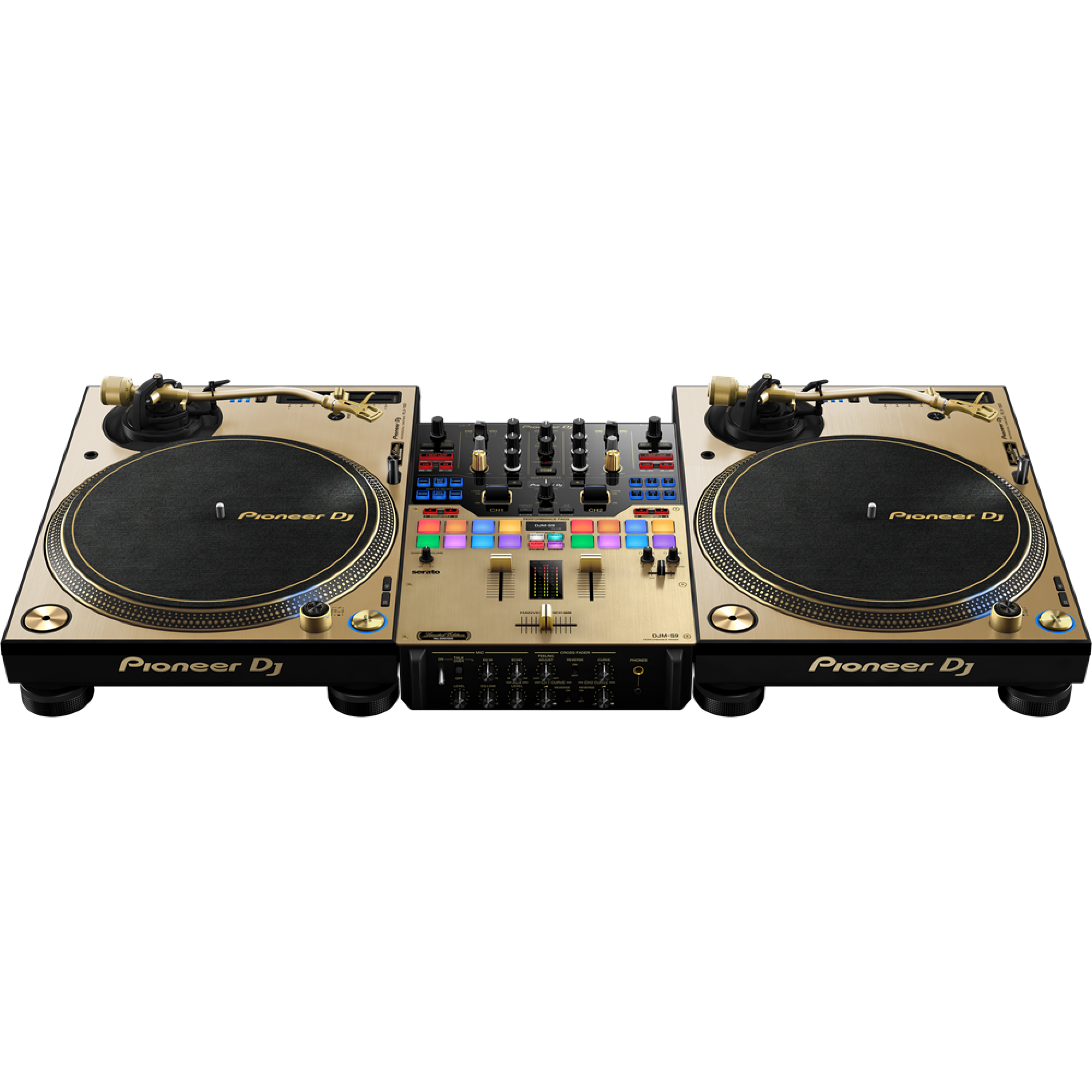 Pioneer DJ PLX-1000/DJM-S9 DJ System - Limited-edition Gold Pioneer DJ PLX-1000/DJM-S9 DJ System - Limited-edition Gold