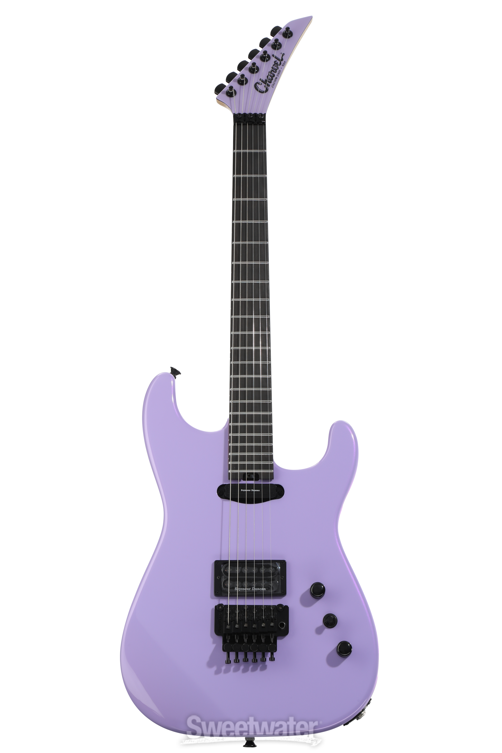 Charvel Custom Shop San Dimas HS FR - Lavender Ice, Ebony