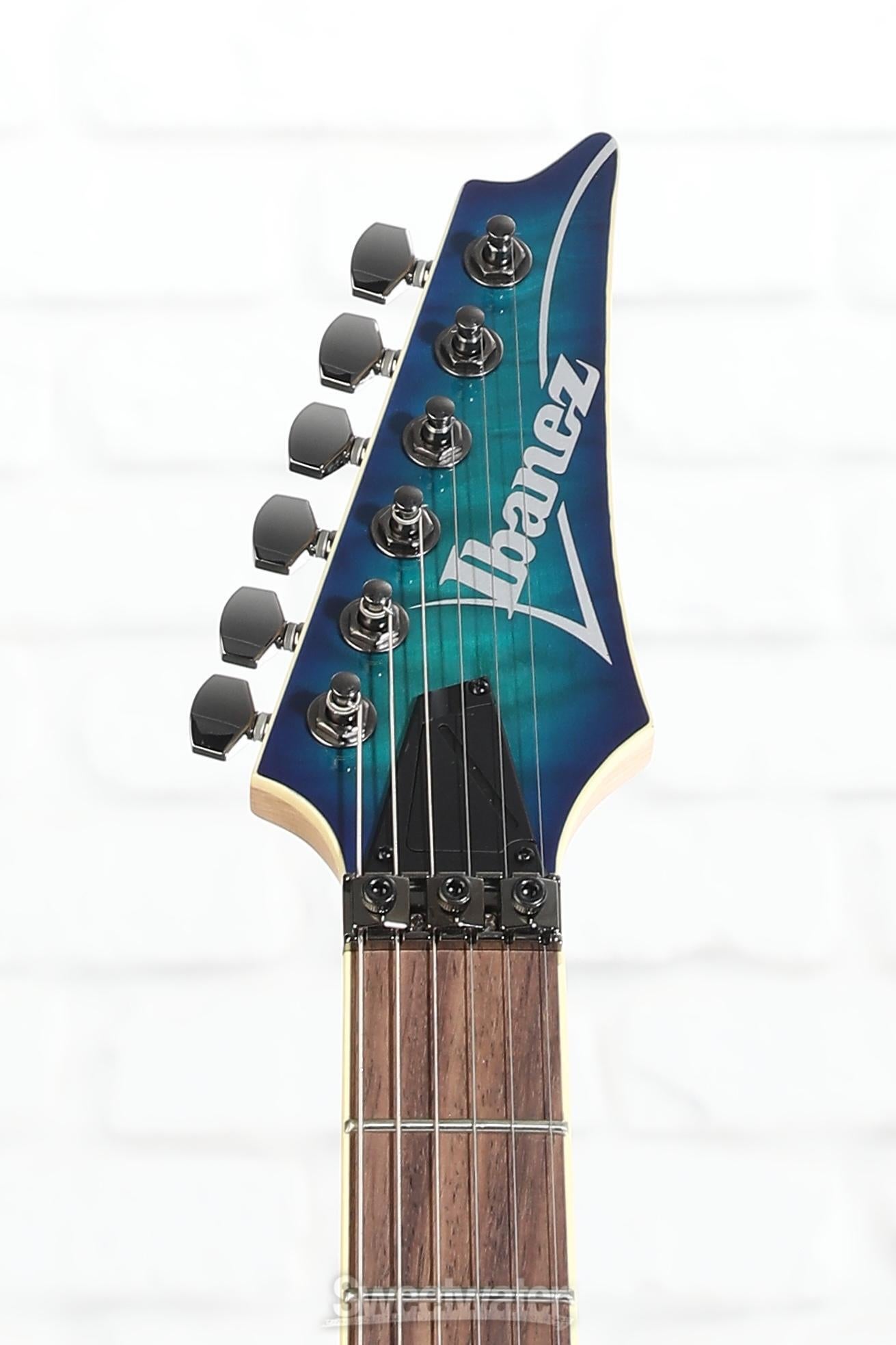 Ibanez S670QM Electric Guitar - Sapphire Blue | Sweetwater