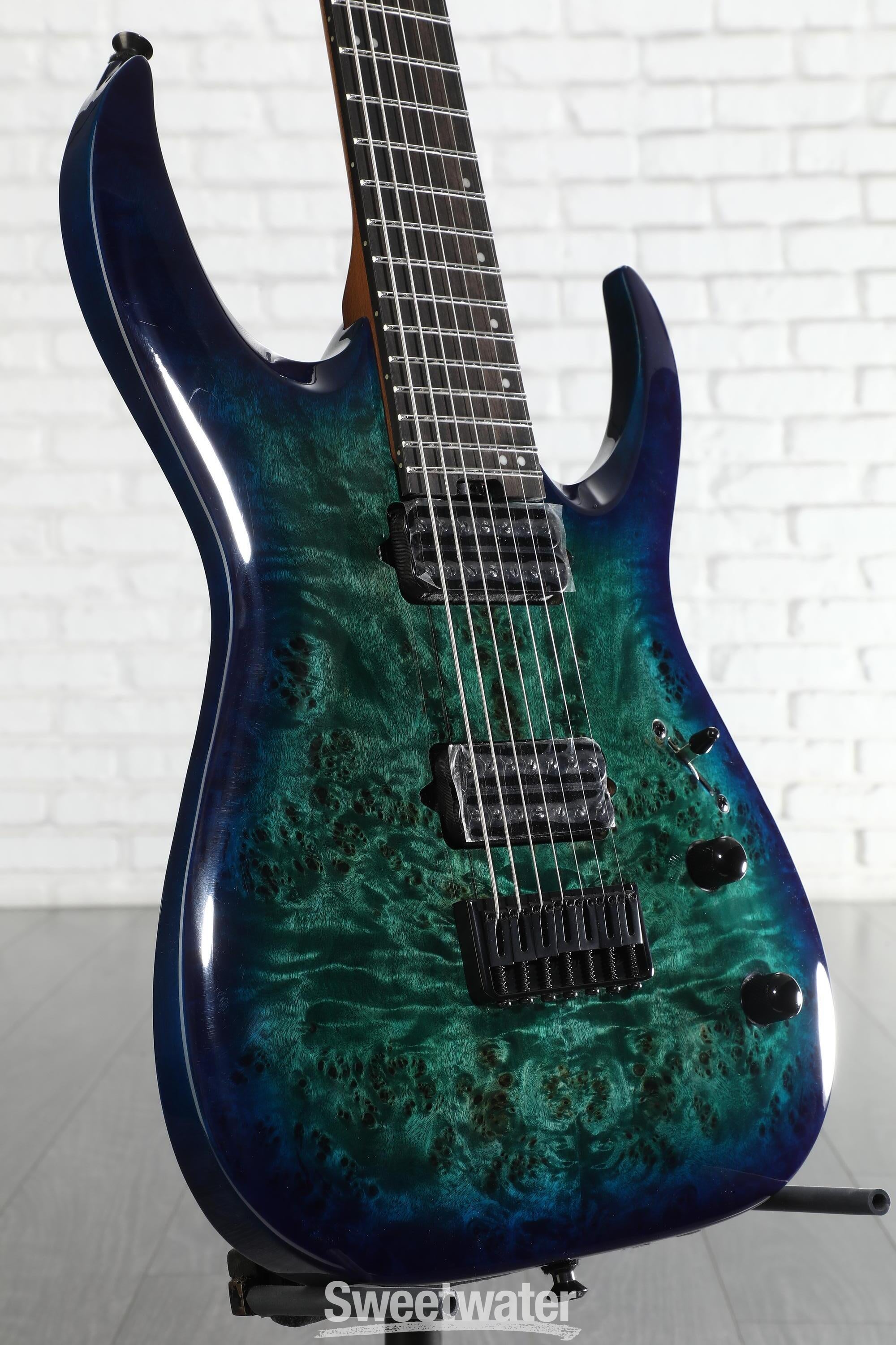 Photo of Jackson Pro Plus Signature Misha Mansoor Juggernaut HT7P 7-string Electric Guitar - Chlorine Burst
