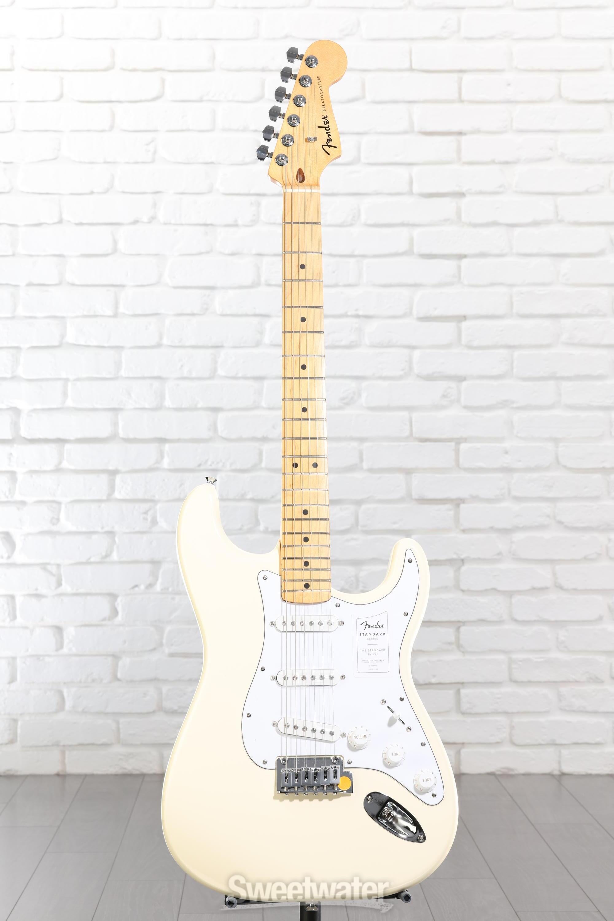 Fender Standard Stratocaster Electric Guitar - Olympic White