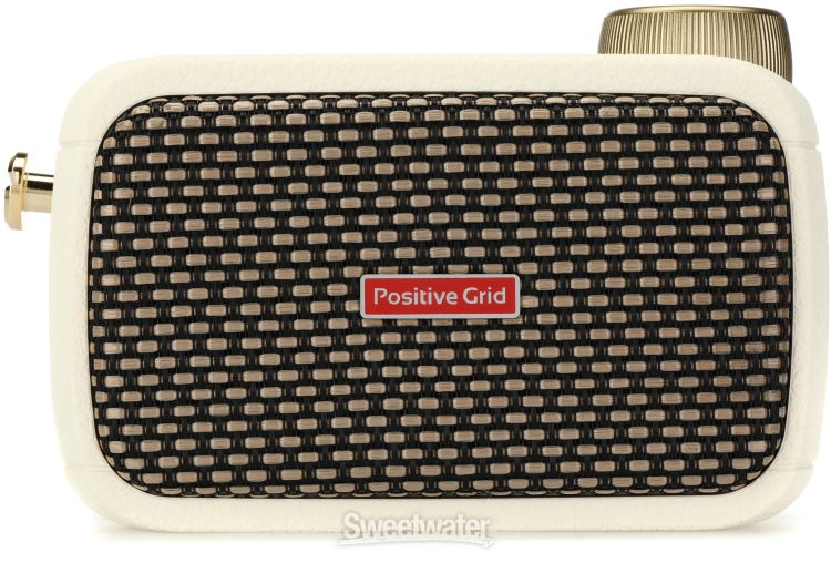 Positive Grid Spark GO Ultra-portable Smart Guitar Amp and Bluetooth Speaker - Pearl