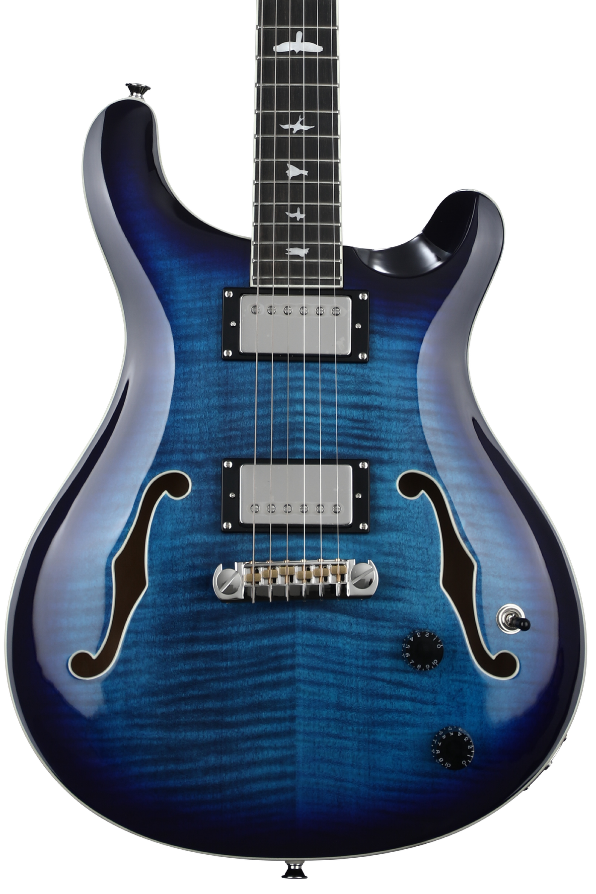 PRS SE Hollowbody II Electric Guitar - Faded Blue Burst