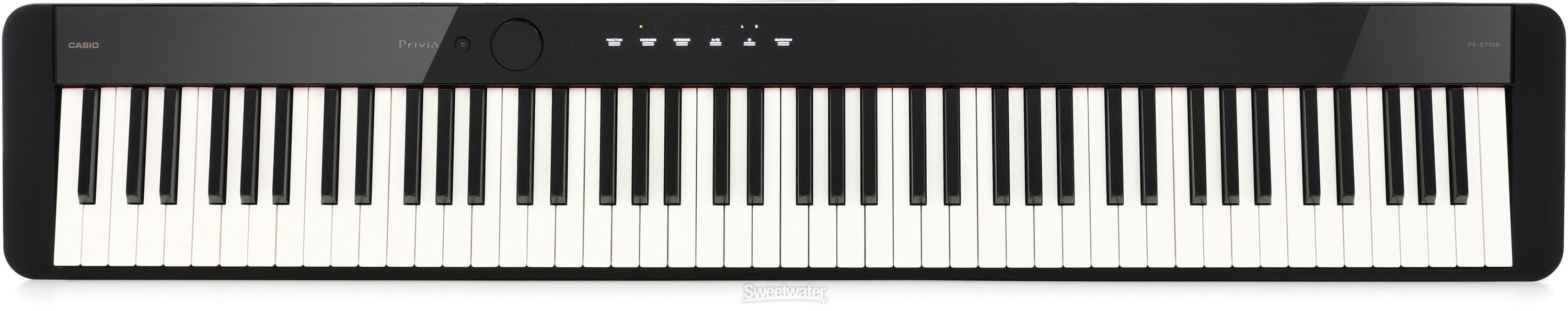 Casio Privia PX-S1100 88-key Digital Piano - Black with CS68 Stand 