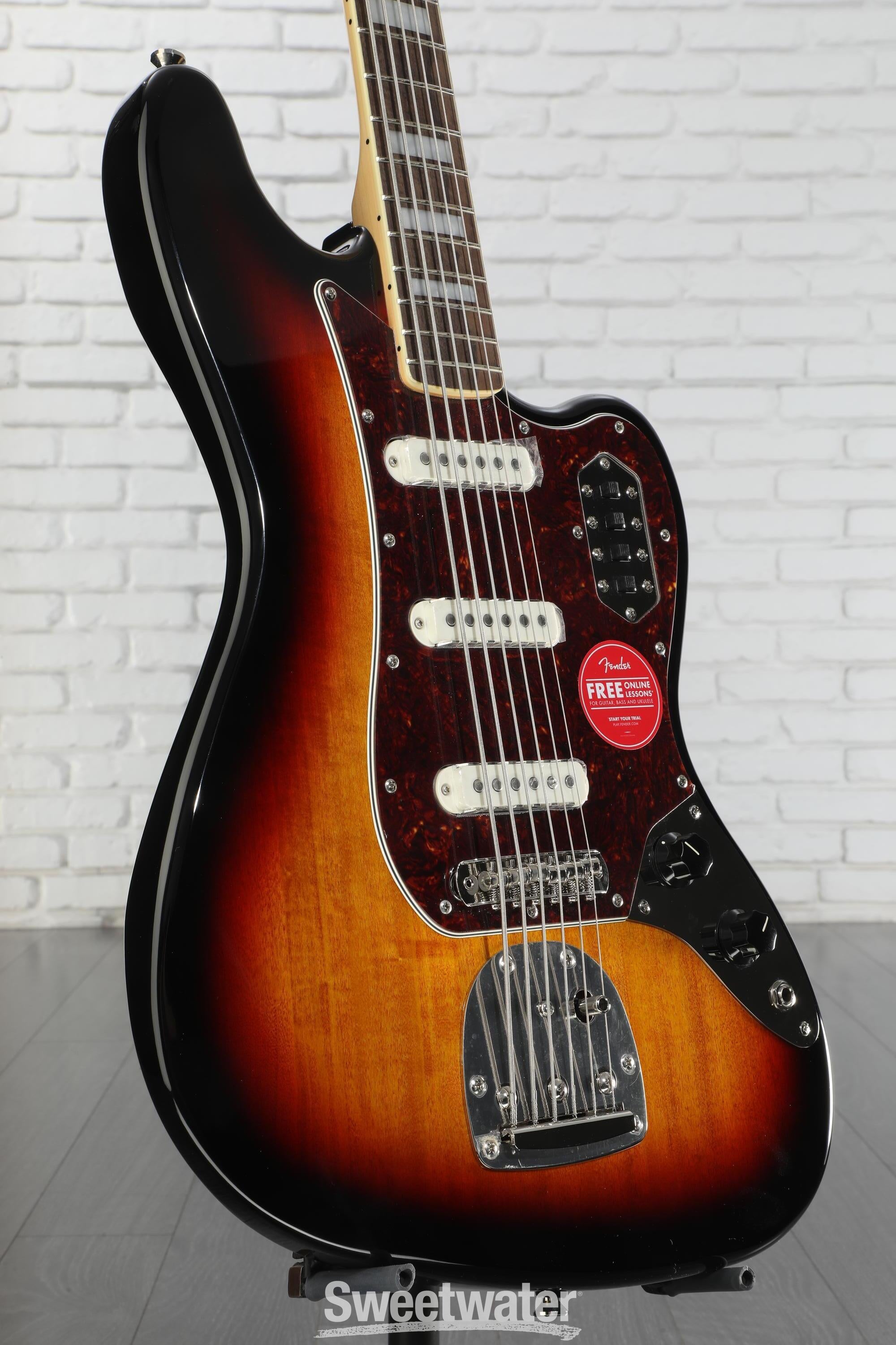Squier Classic Vibe Bass VI Guitar - 3-tone Sunburst