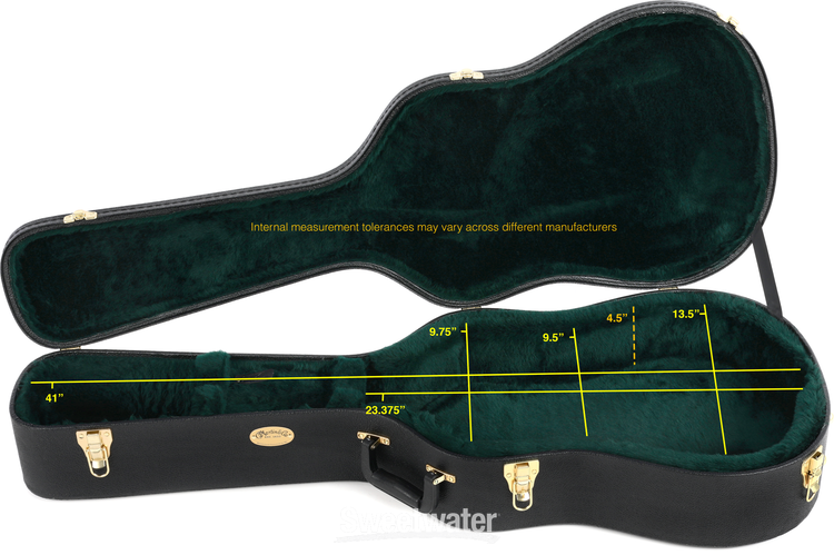 Martin Dreadnought Jr アコースティックギター ケース付き Martin C0094 Dreadnought Junior Hardshell Case - Black
