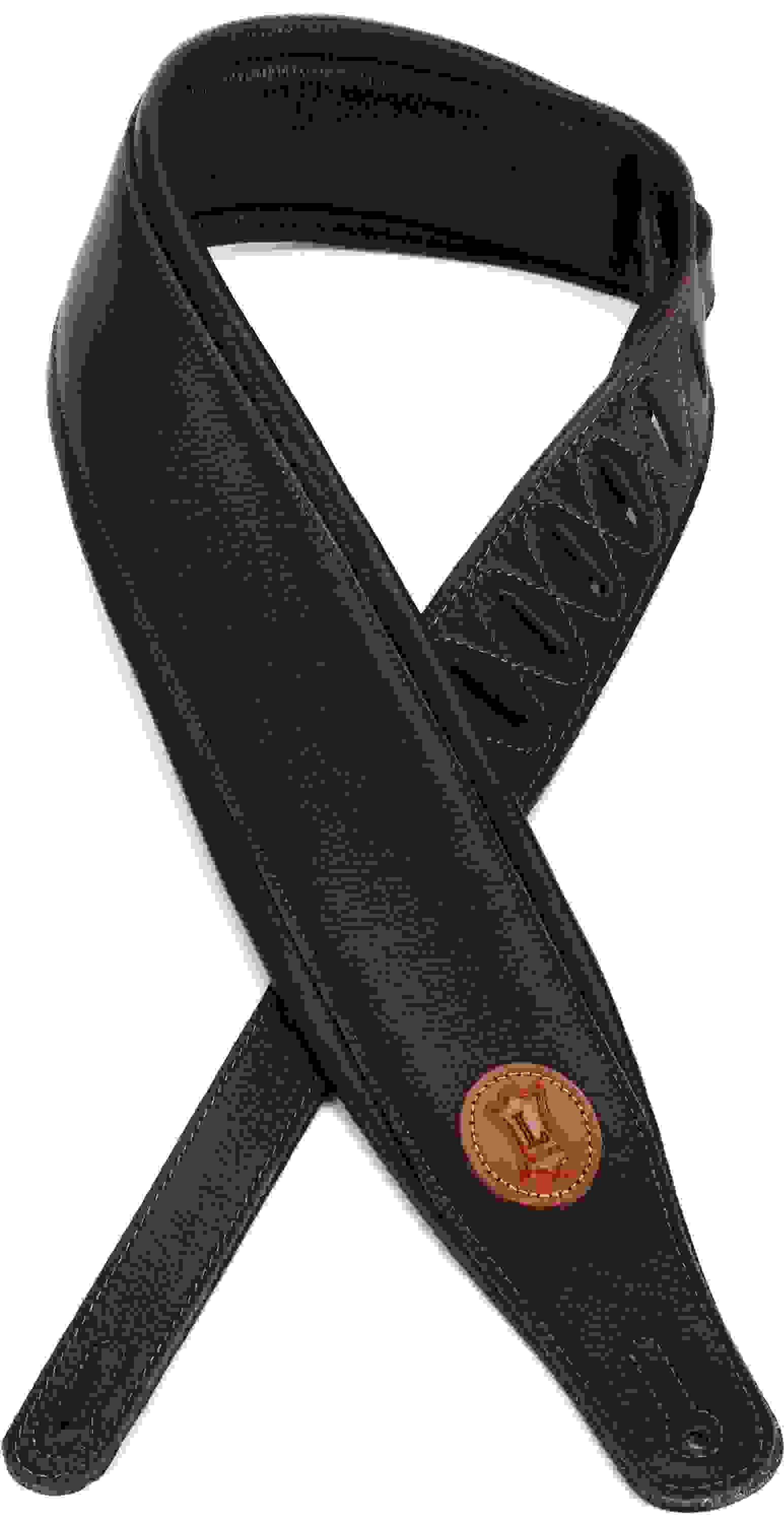 Levy's MSS2 Garment Leather Guitar Strap - Dark Brown