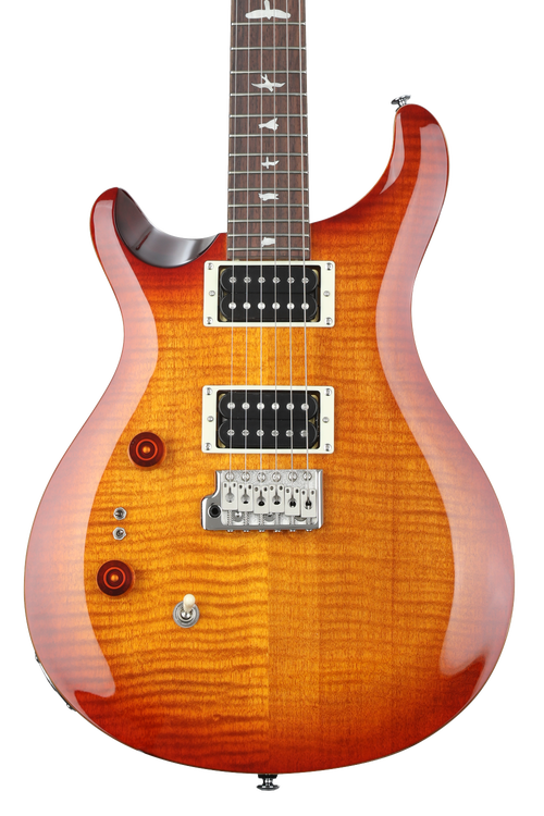 PRS SE Custom 24 08 Left handed Electric Guitar Vintage Sunburst
