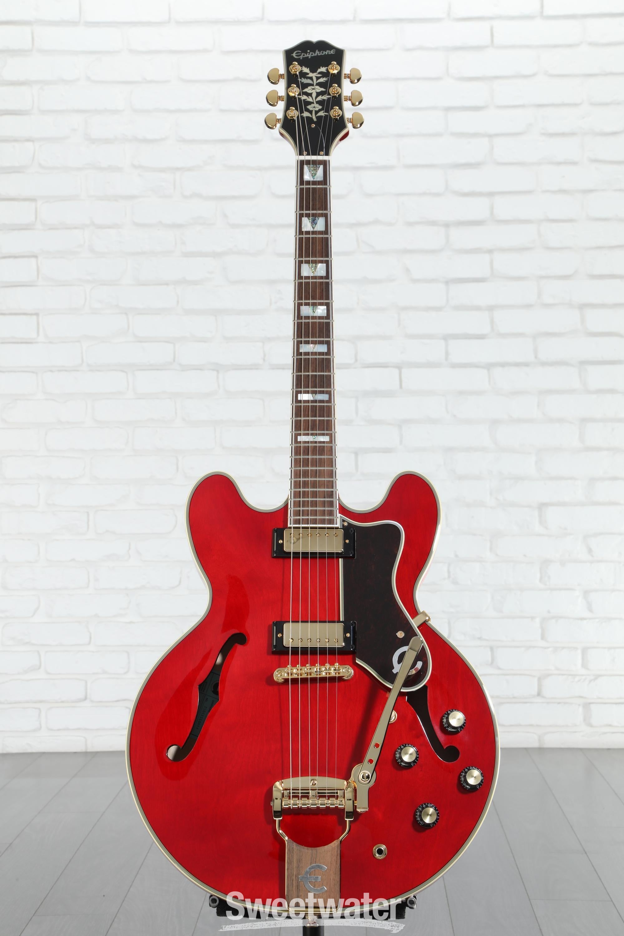 エピフォン　シェラトン Epiphone 150th Anniversary Sheraton Electric Guitar - Cherry