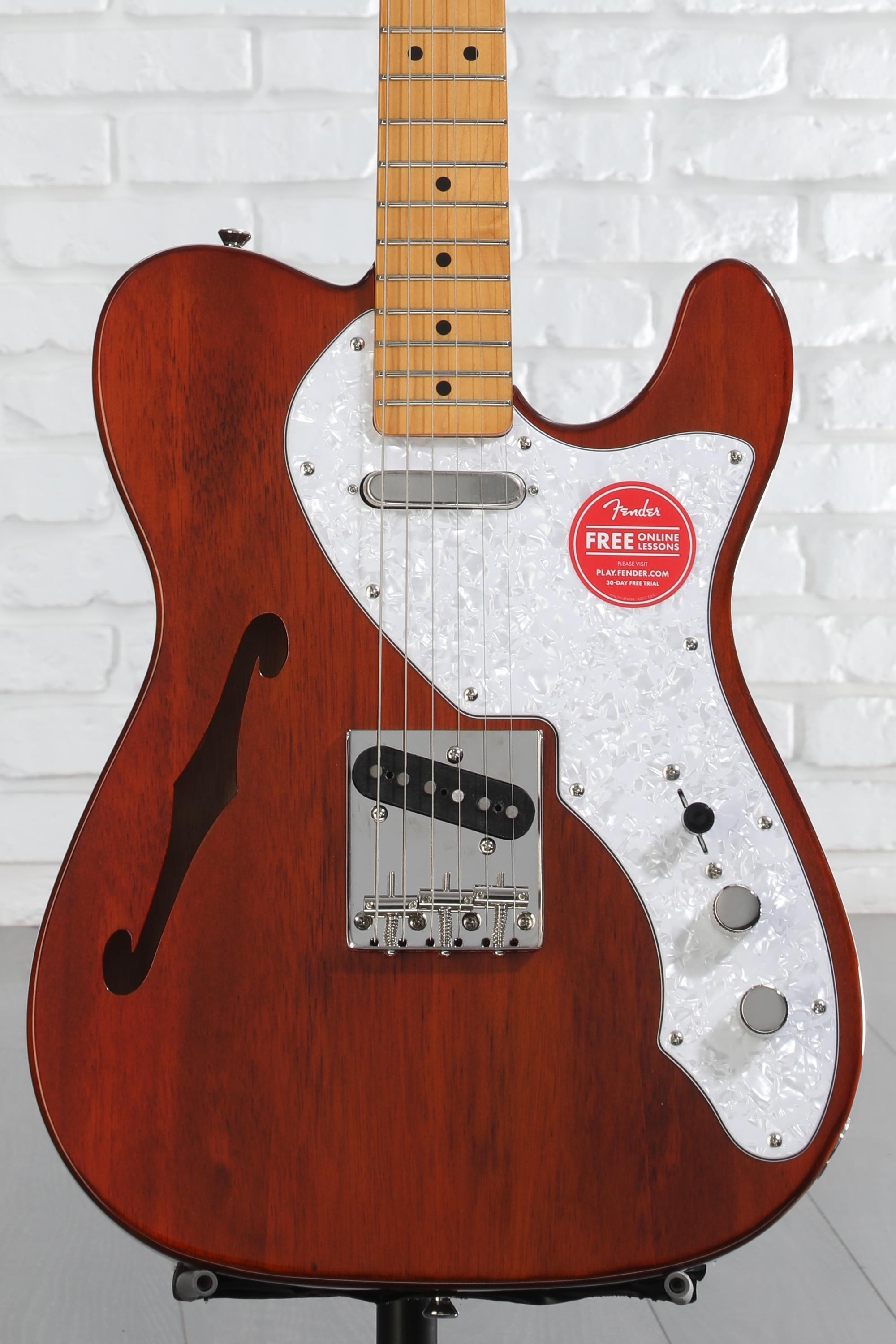 ギター Squier Telecaster Thinline Natural Squier Classic Vibe '70s Telecaster Thinline - Natural